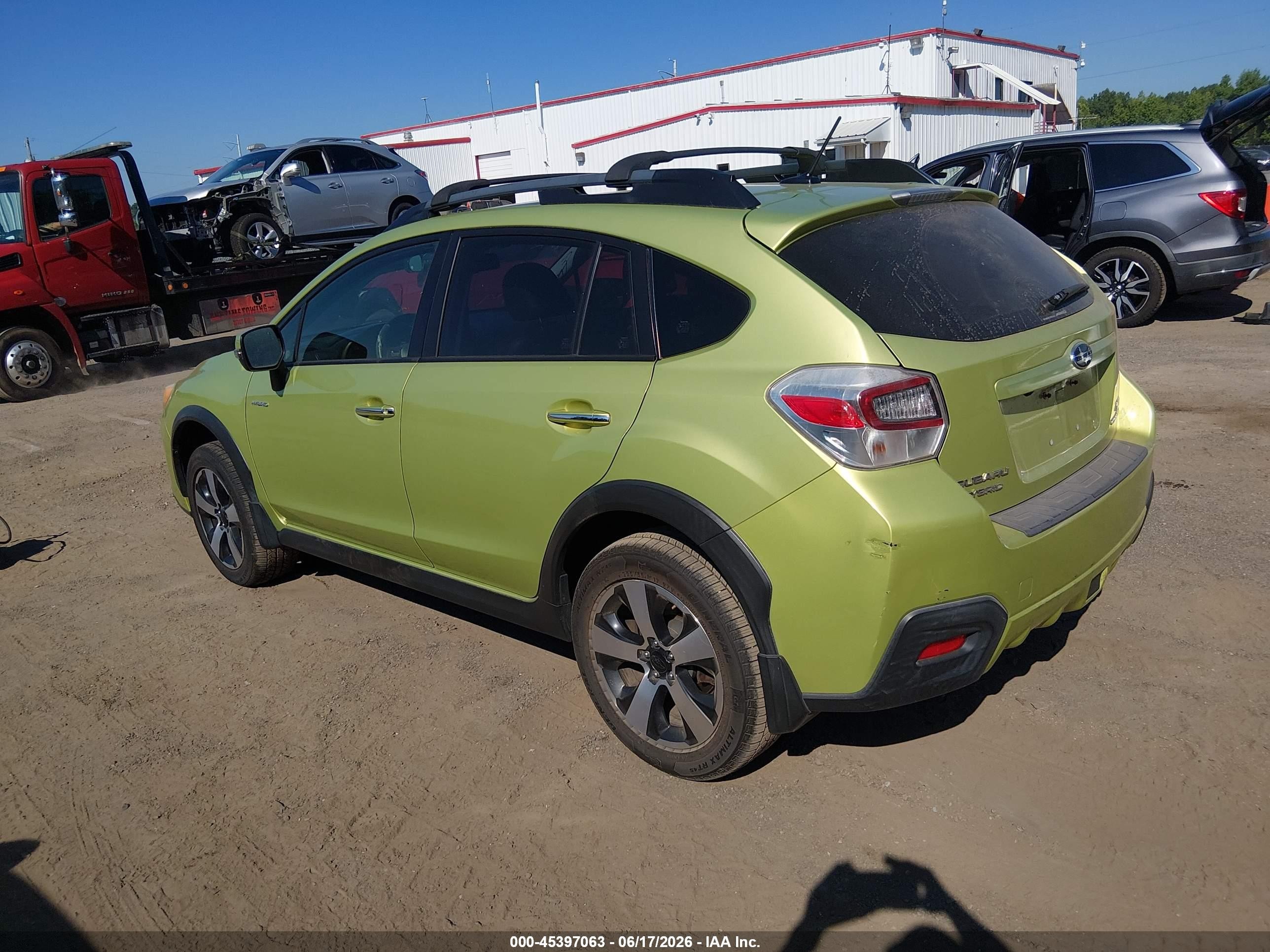 2014 Subaru Xv Crosstrek Hybrid 2.0i Touring Green vin: JF2GPBKC4EH239722