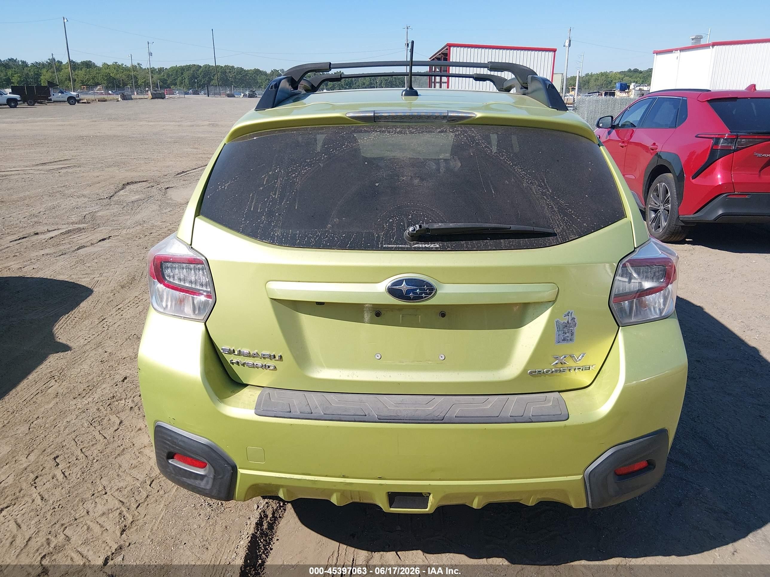 2014 Subaru Xv Crosstrek Hybrid 2.0i Touring Green vin: JF2GPBKC4EH239722