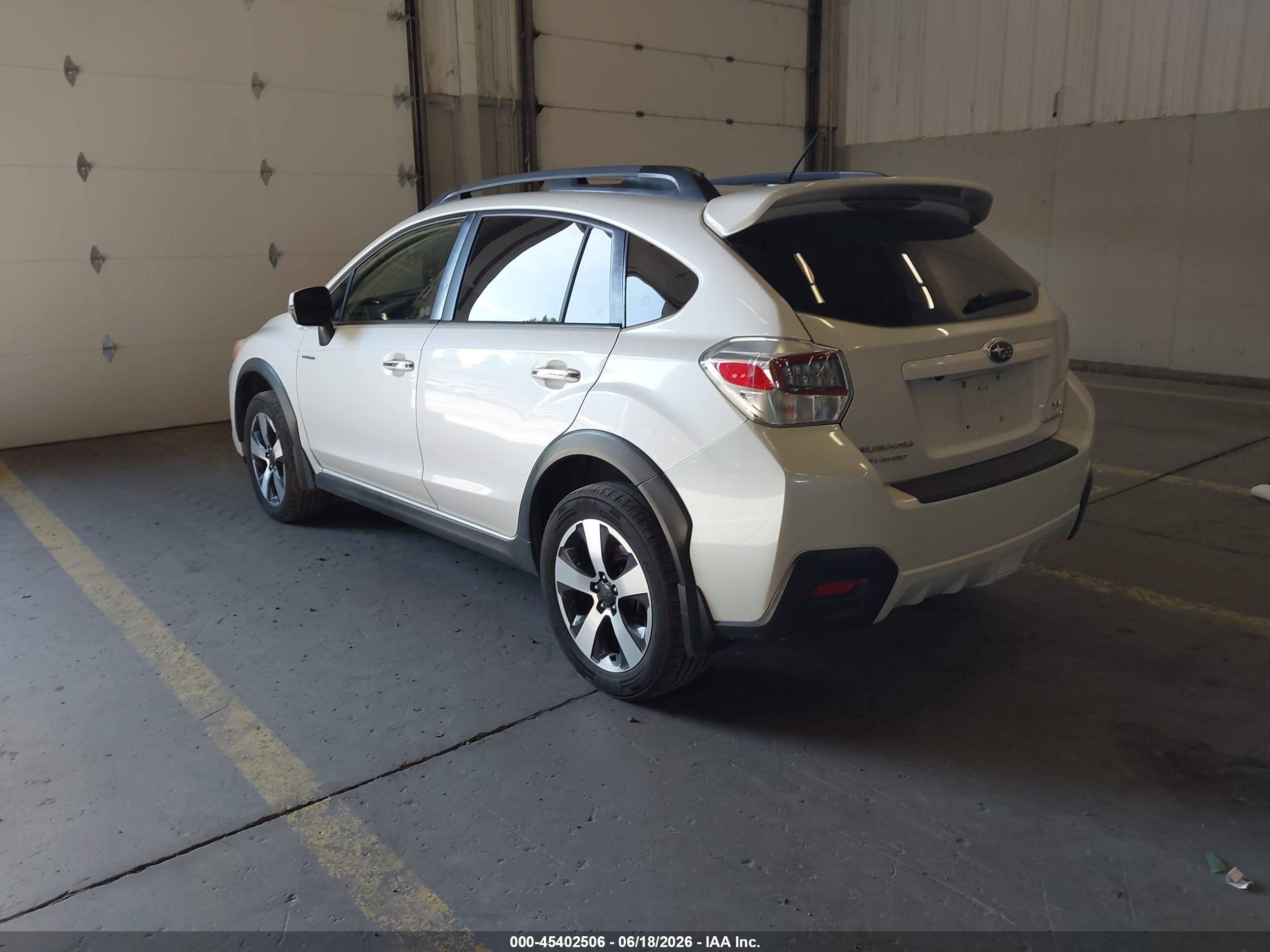 2014 Subaru Xv Crosstrek Hybrid 2.0i Touring White vin: JF2GPBKC5EH227000