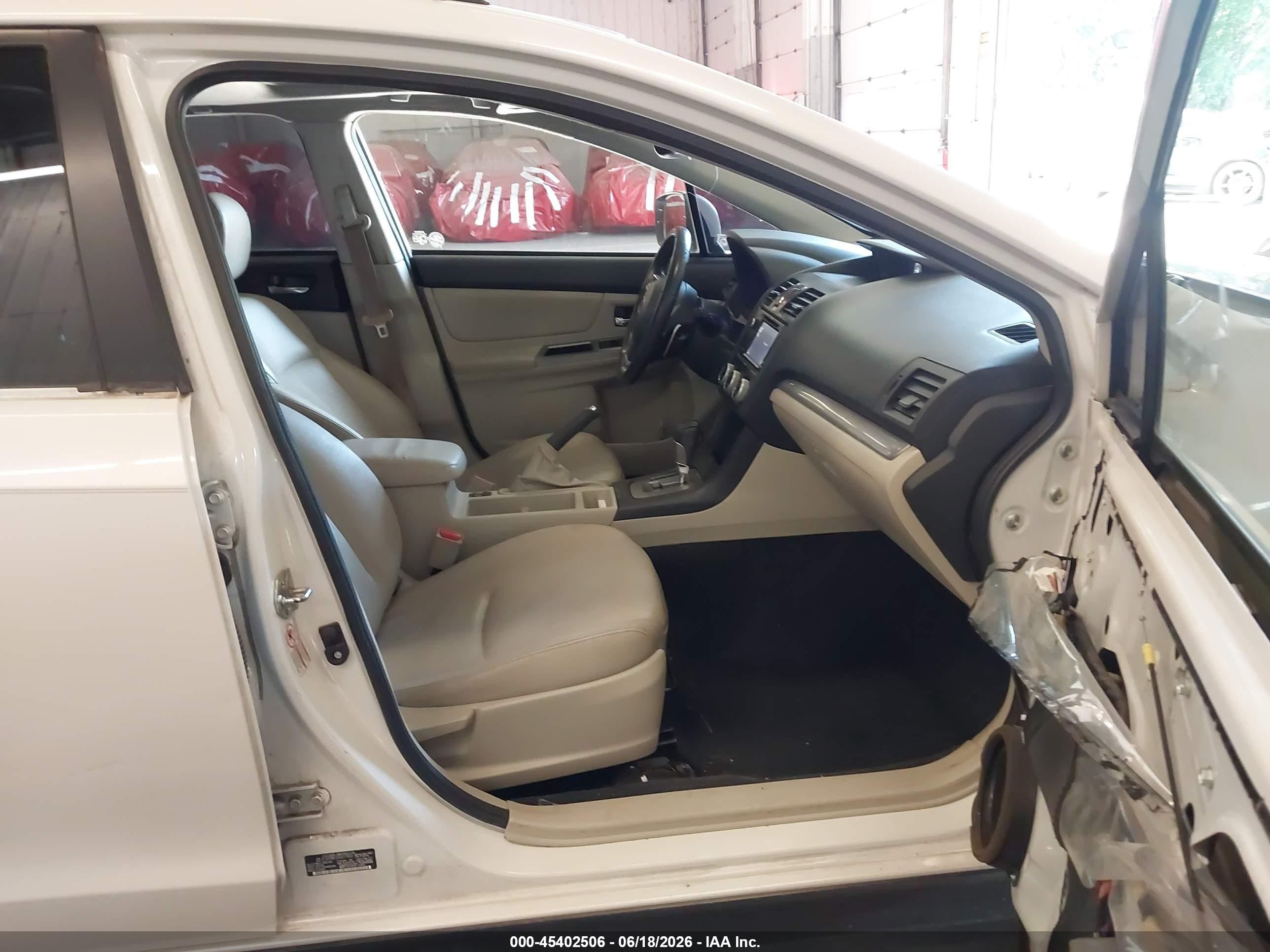 2014 Subaru Xv Crosstrek Hybrid 2.0i Touring White vin: JF2GPBKC5EH227000