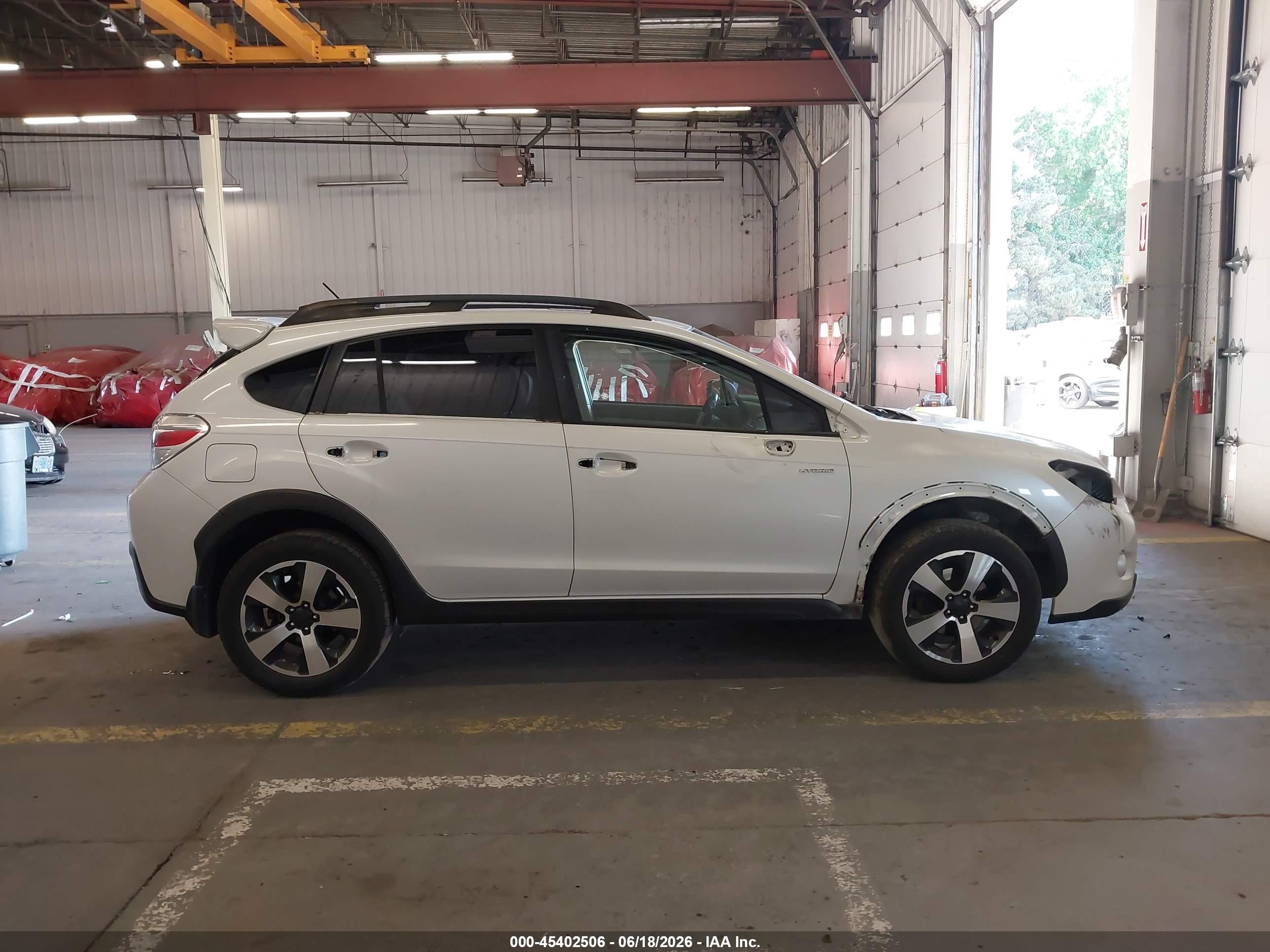 2014 Subaru Xv Crosstrek Hybrid 2.0i Touring White vin: JF2GPBKC5EH227000