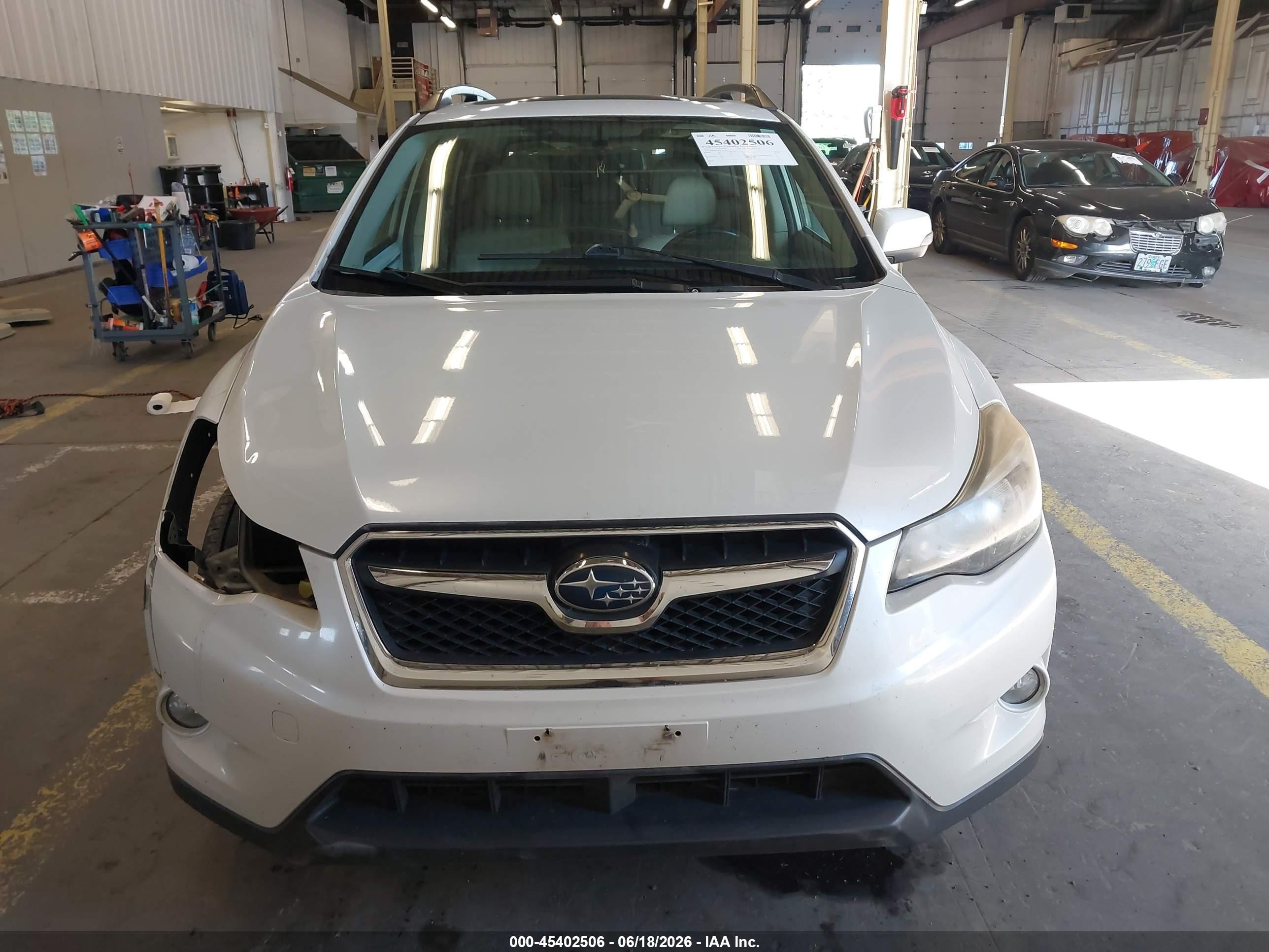 2014 Subaru Xv Crosstrek Hybrid 2.0i Touring White vin: JF2GPBKC5EH227000