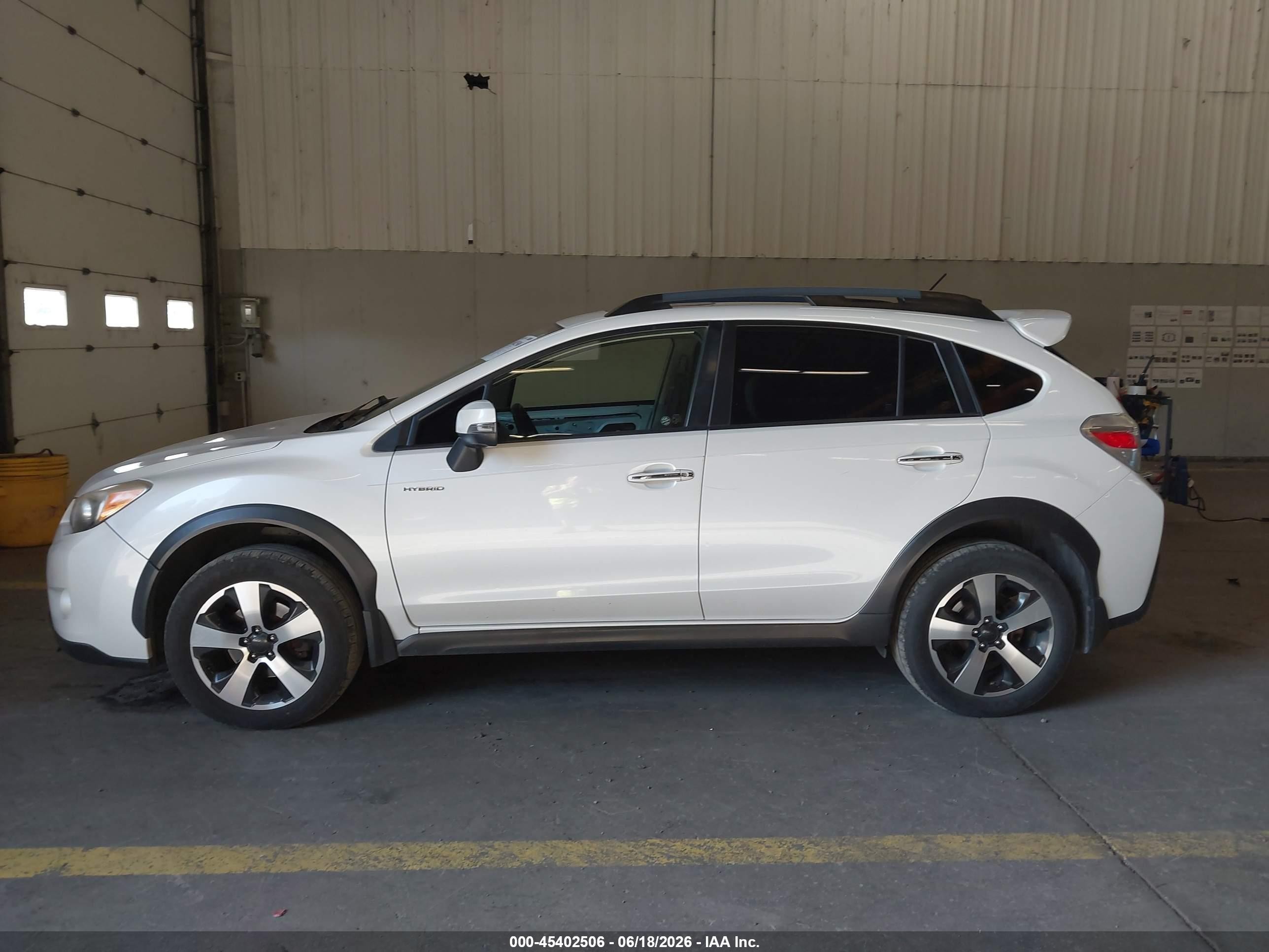 2014 Subaru Xv Crosstrek Hybrid 2.0i Touring White vin: JF2GPBKC5EH227000