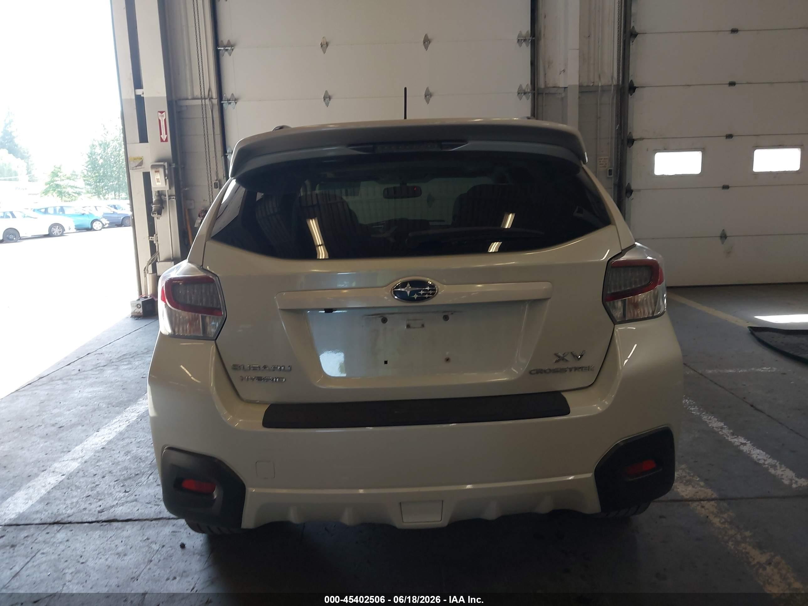 2014 Subaru Xv Crosstrek Hybrid 2.0i Touring White vin: JF2GPBKC5EH227000