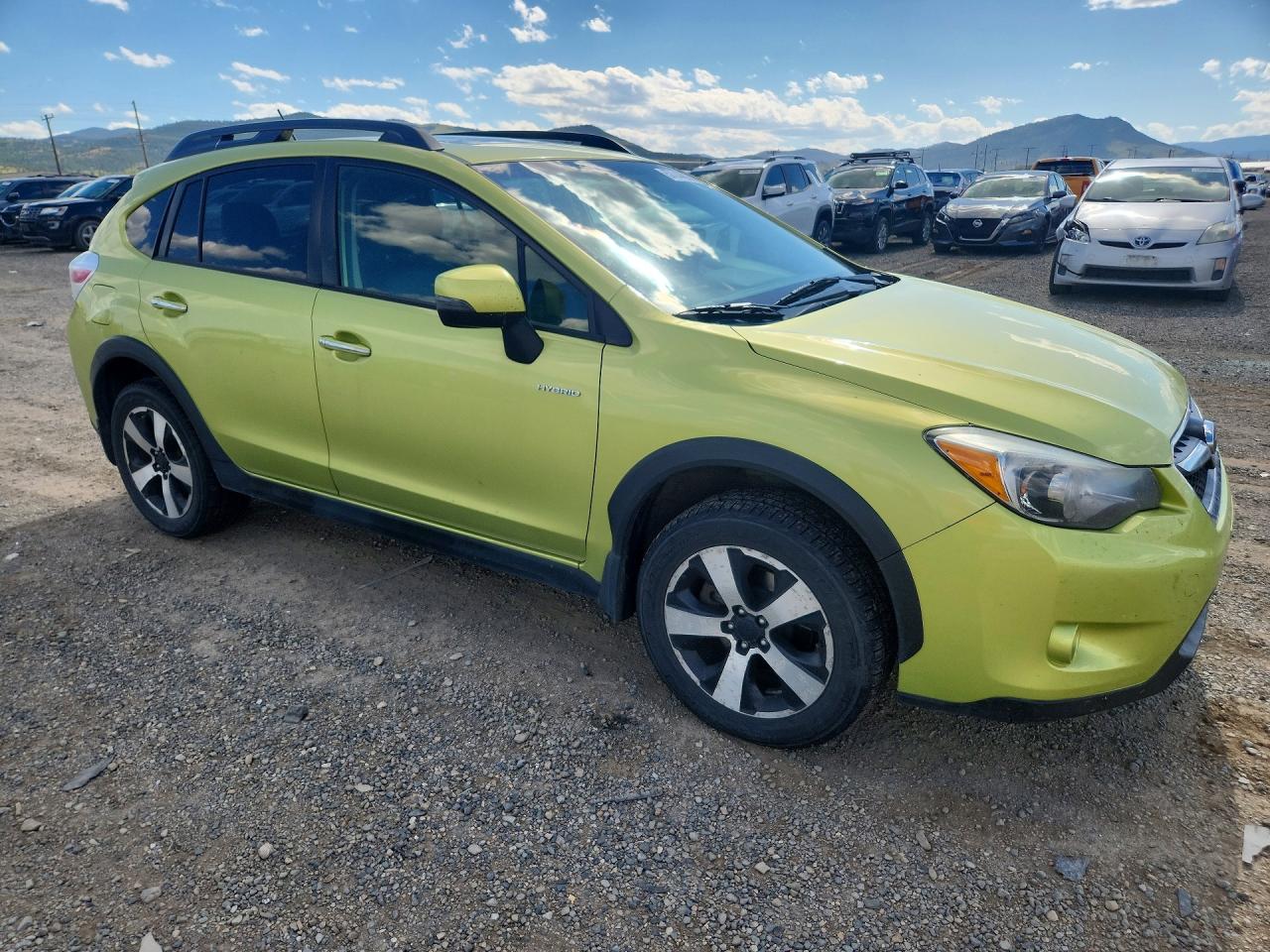 2014 Subaru Xv Crosstrek 2.0i Hybrid Touring Green vin: JF2GPBKC5EH282451