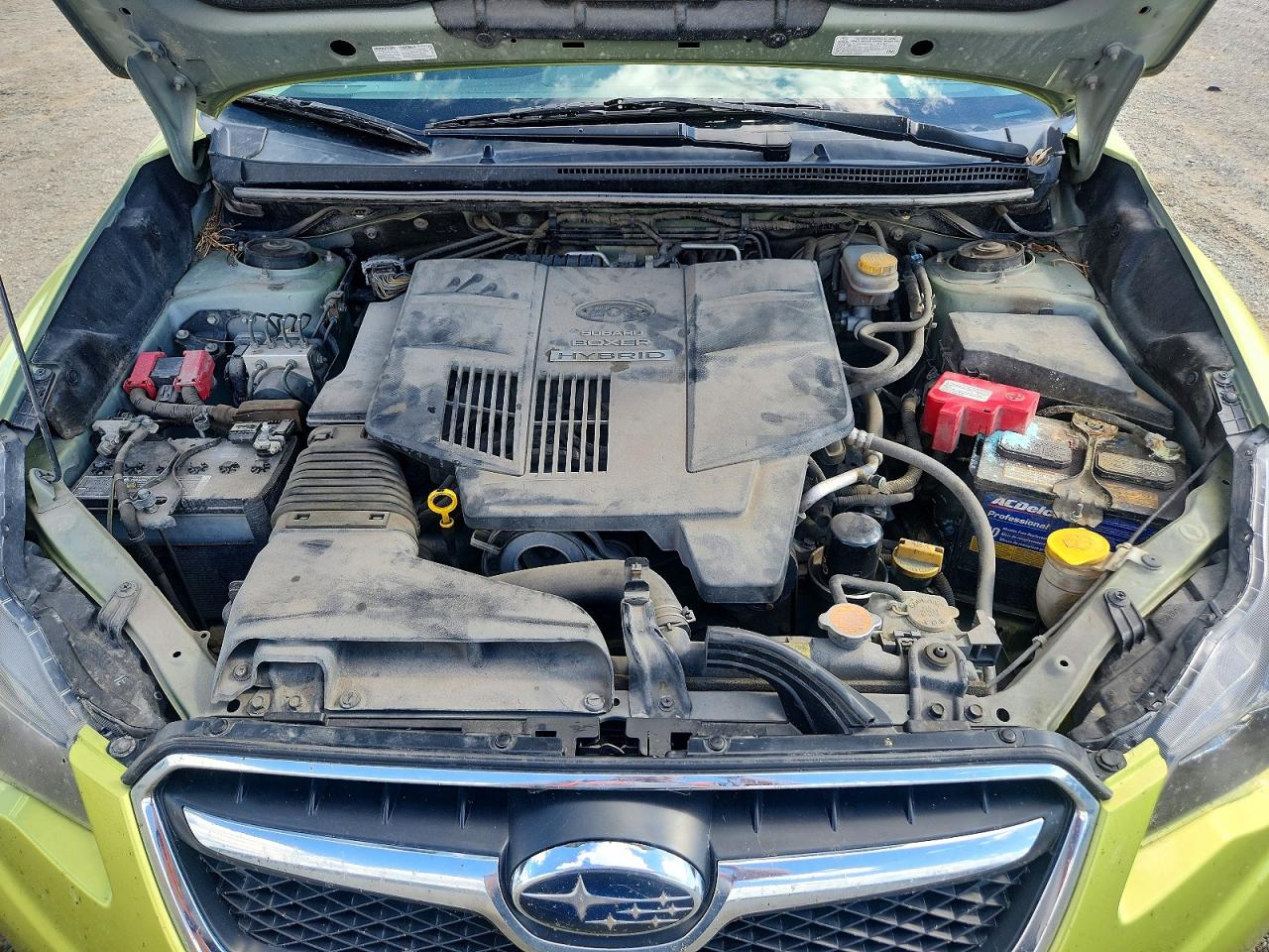 2014 Subaru Xv Crosstrek 2.0i Hybrid Touring Green vin: JF2GPBKC5EH282451