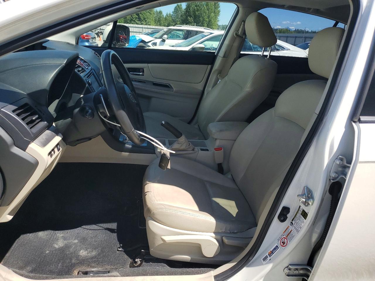 2014 Subaru Xv Crosstrek 2.0i Hybrid Touring Белый vin: JF2GPBKC5EH342311