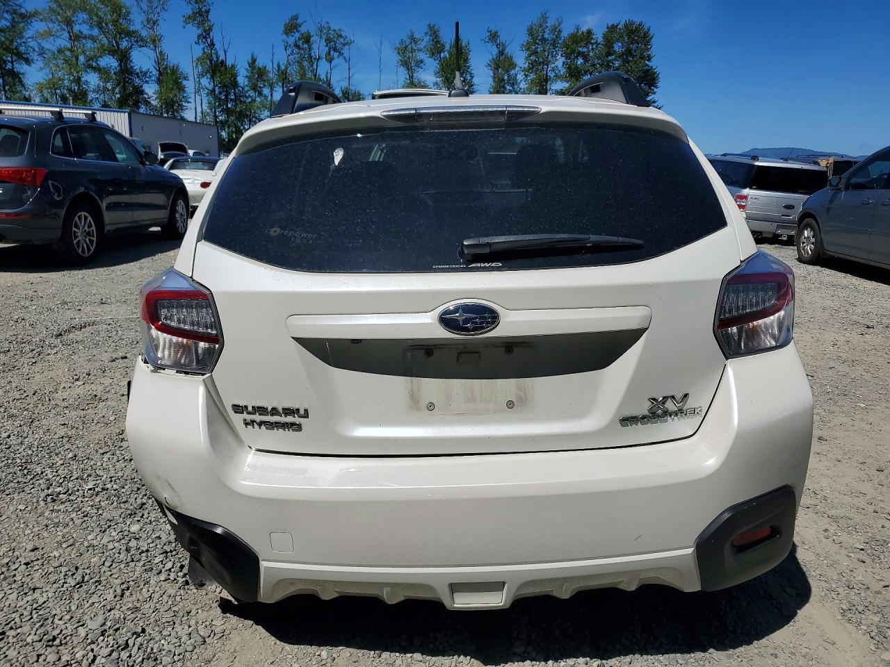 2014 Subaru Xv Crosstrek 2.0i Hybrid Touring Белый vin: JF2GPBKC5EH342311