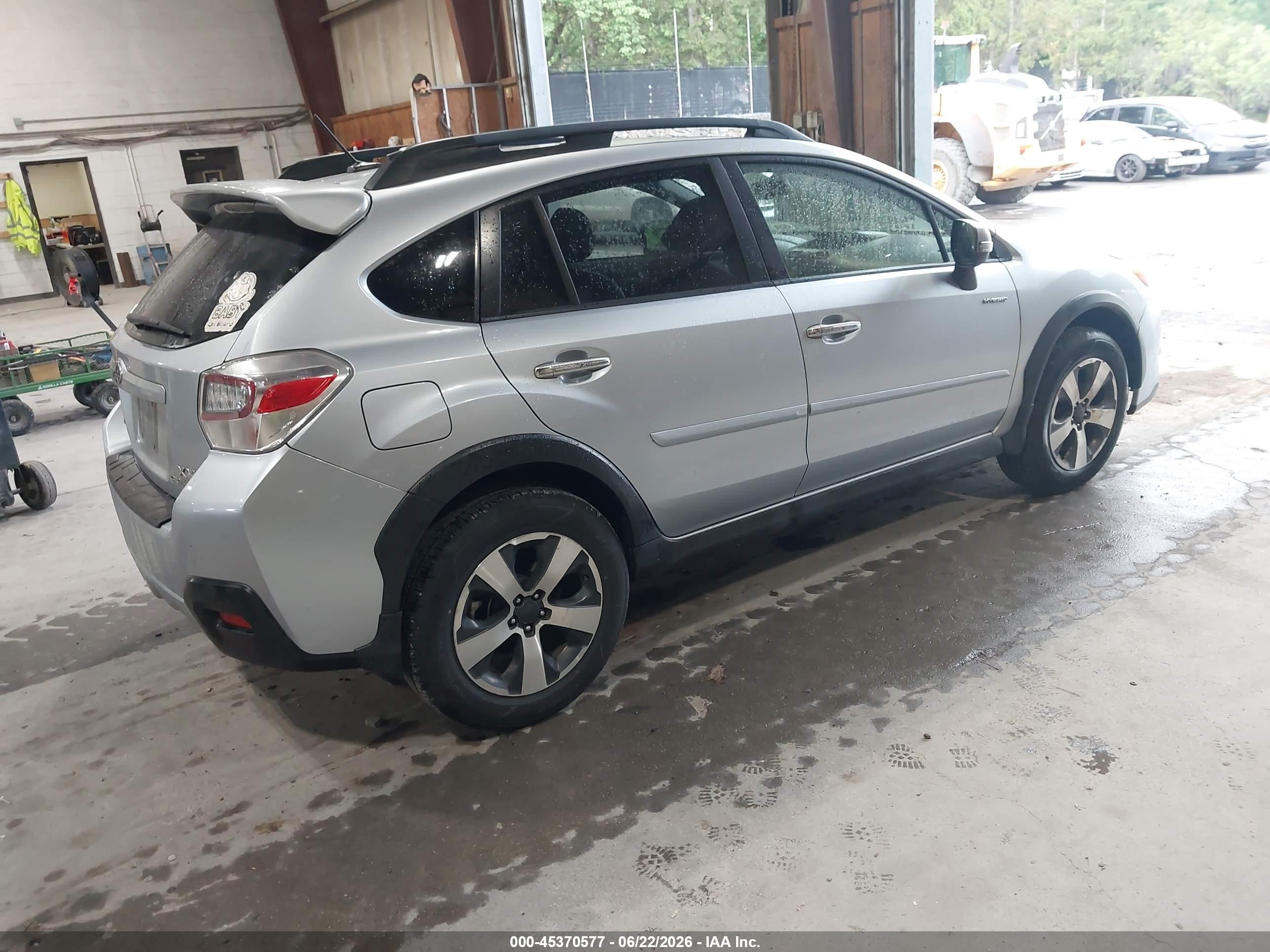 2014 Subaru Xv Crosstrek Hybrid 2.0i Touring Gray vin: JF2GPBKC6EH223148