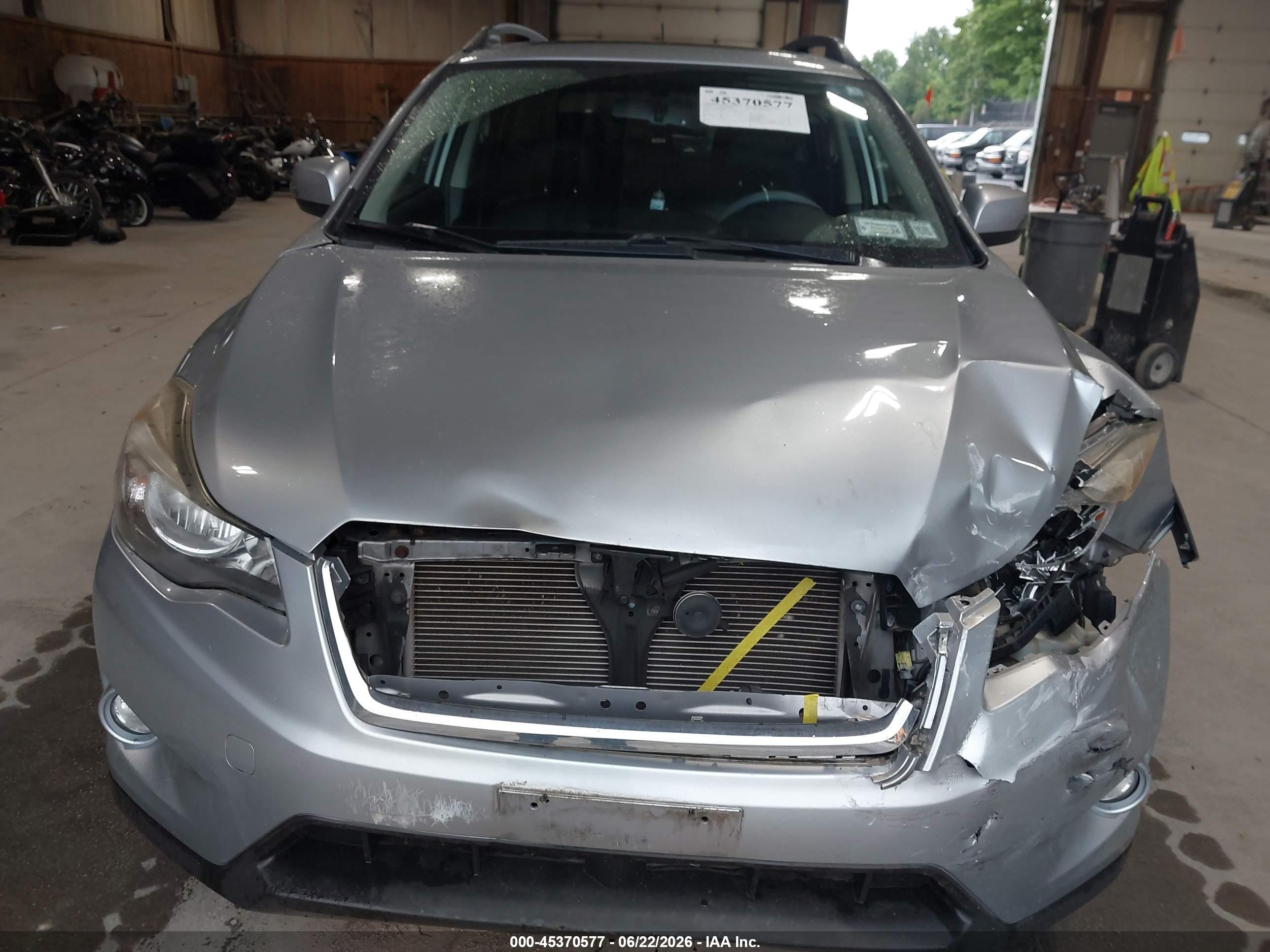 2014 Subaru Xv Crosstrek Hybrid 2.0i Touring Gray vin: JF2GPBKC6EH223148