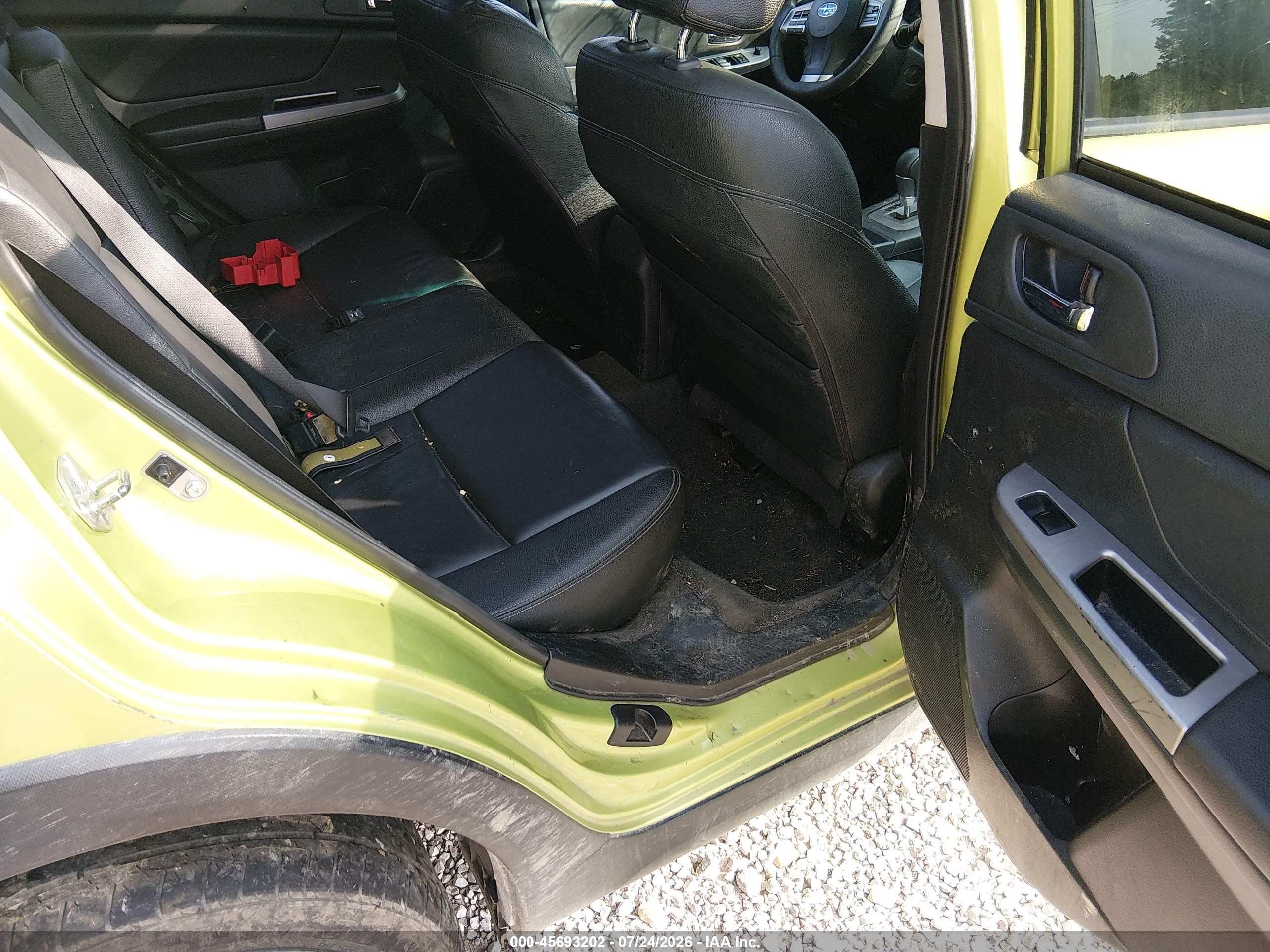 2014 Subaru Xv Crosstrek Hybrid 2.0i Touring Green vin: JF2GPBKC6EH223229