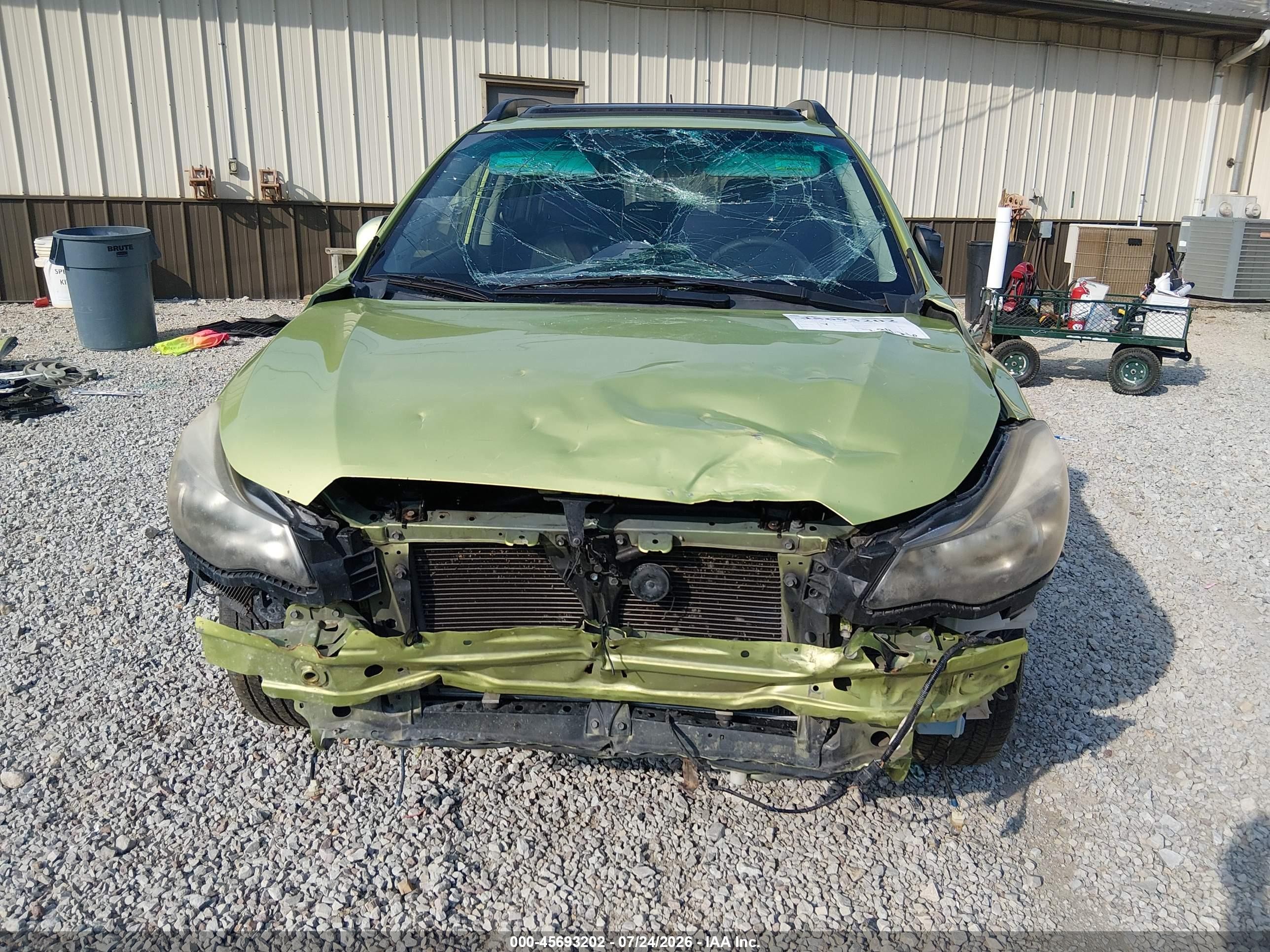2014 Subaru Xv Crosstrek Hybrid 2.0i Touring Green vin: JF2GPBKC6EH223229