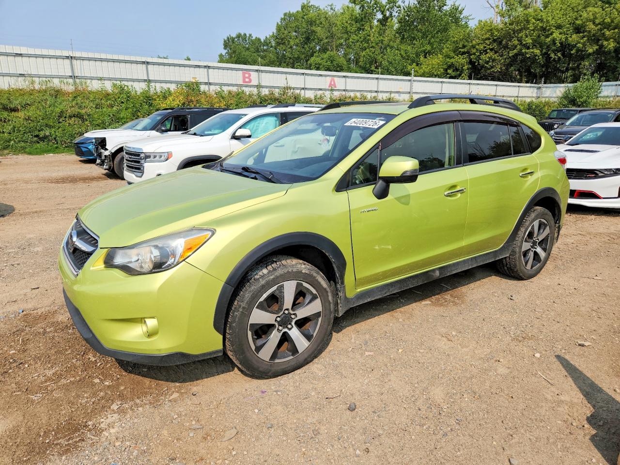 2014 Subaru Xv Crosstrek 2.0i Hybrid Touring Green vin: JF2GPBKC6EH241245