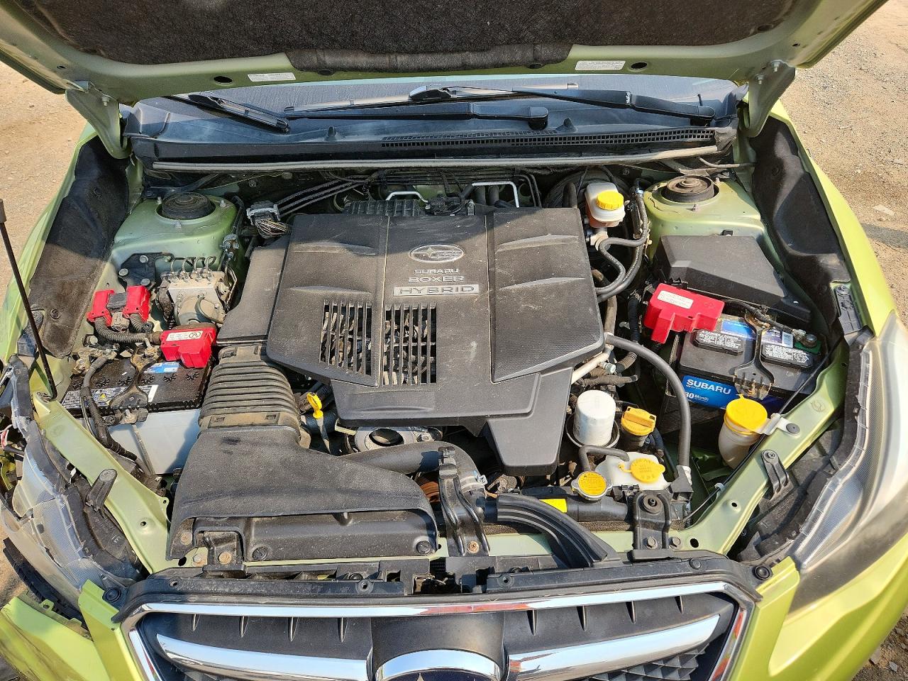 2014 Subaru Xv Crosstrek 2.0i Hybrid Touring Green vin: JF2GPBKC6EH241245