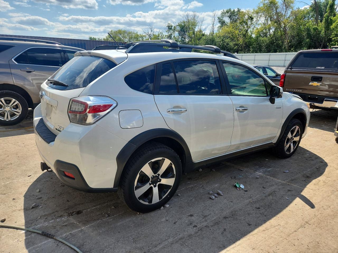 2014 Subaru Xv Crosstrek 2.0i Hybrid Touring White vin: JF2GPBKC6EH285407