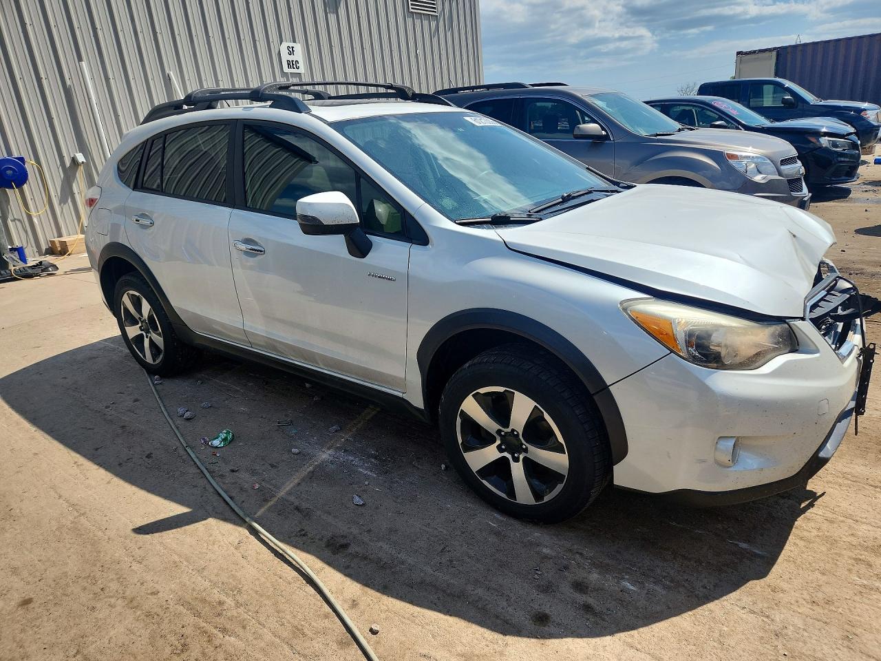 2014 Subaru Xv Crosstrek 2.0i Hybrid Touring White vin: JF2GPBKC6EH285407