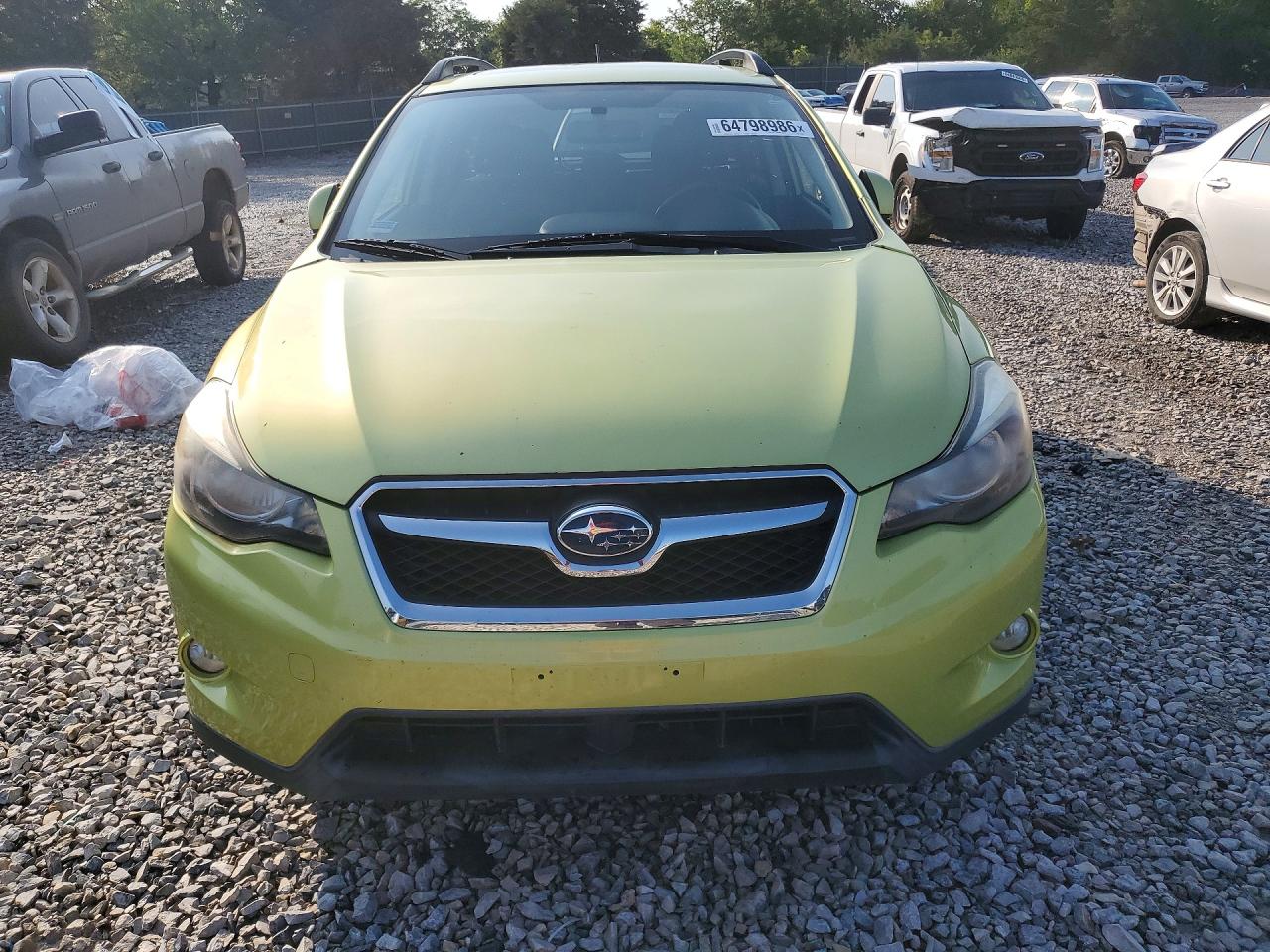 2014 Subaru Xv Crosstrek 2.0i Hybrid Touring Green vin: JF2GPBKC6EH330491