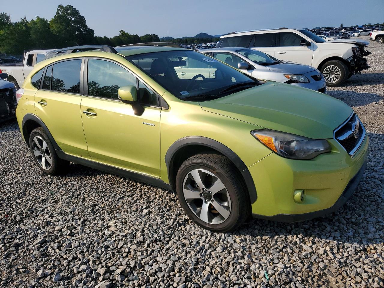 2014 Subaru Xv Crosstrek 2.0i Hybrid Touring Green vin: JF2GPBKC6EH330491