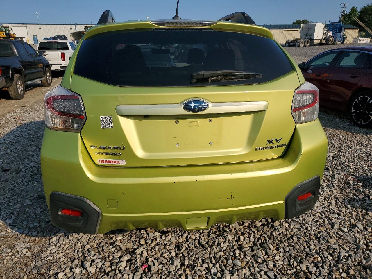 2014 Subaru Xv Crosstrek 2.0i Hybrid Touring Green vin: JF2GPBKC6EH330491