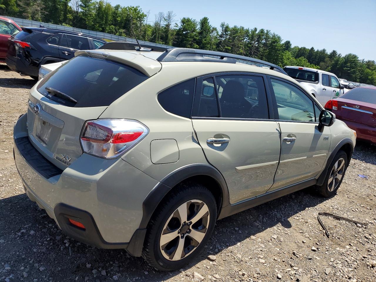 2014 Subaru Xv Crosstrek 2.0i Hybrid Touring Cream vin: JF2GPBKC6EH331110