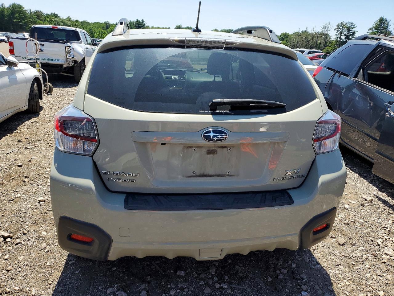 2014 Subaru Xv Crosstrek 2.0i Hybrid Touring Cream vin: JF2GPBKC6EH331110