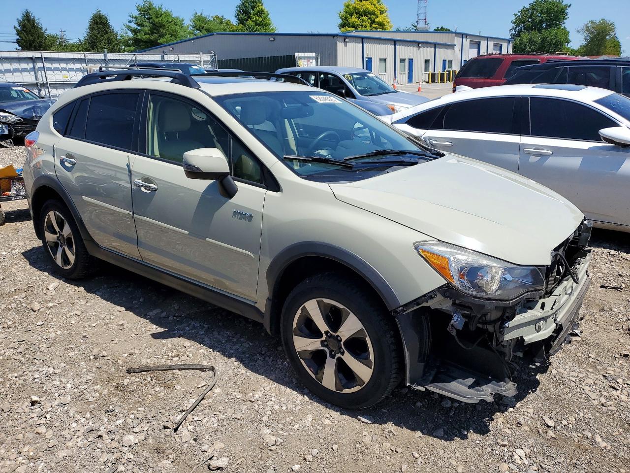 2014 Subaru Xv Crosstrek 2.0i Hybrid Touring Cream vin: JF2GPBKC6EH331110
