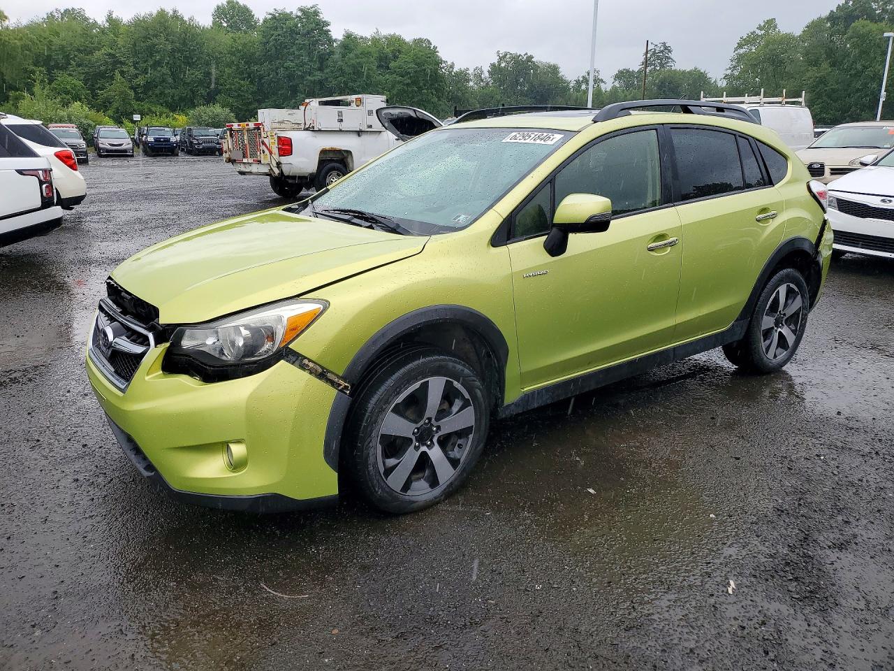2014 Subaru Xv Crosstrek 2.0i Hybrid Touring Green vin: JF2GPBKC7EH278210