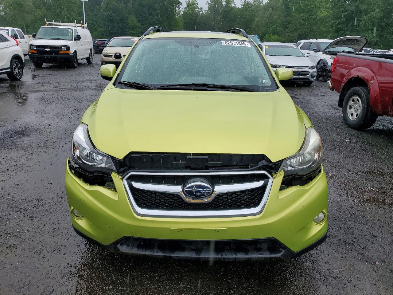 2014 Subaru Xv Crosstrek 2.0i Hybrid Touring Green vin: JF2GPBKC7EH278210