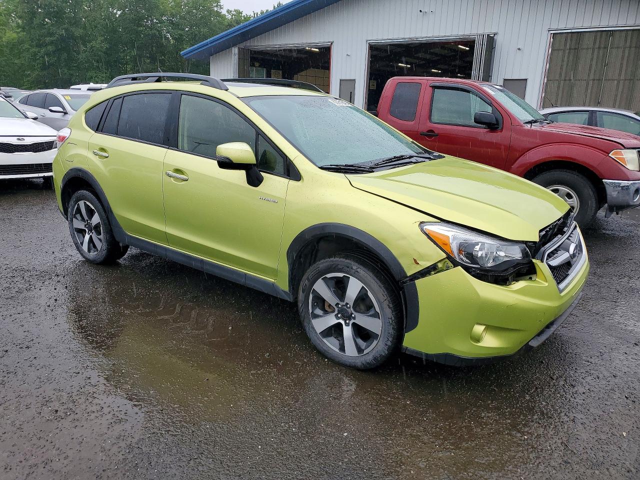 2014 Subaru Xv Crosstrek 2.0i Hybrid Touring Green vin: JF2GPBKC7EH278210