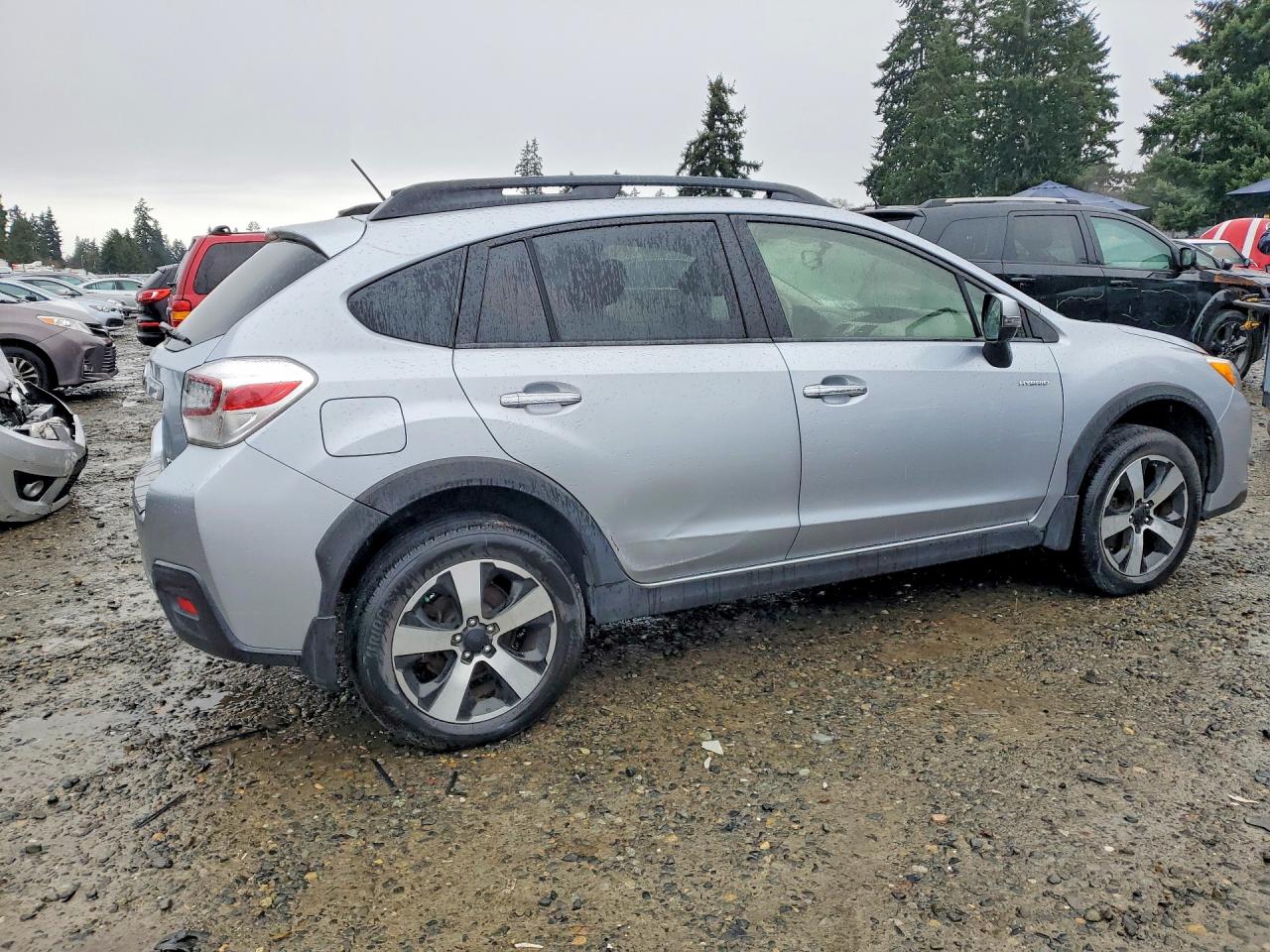 2014 Subaru Xv Crosstrek 2.0i Hybrid Touring Silver vin: JF2GPBKC7EH334582