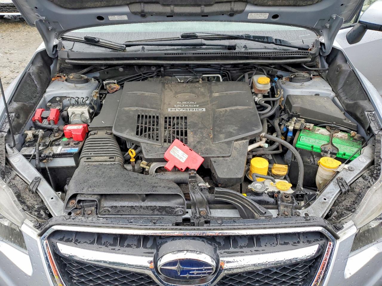 2014 Subaru Xv Crosstrek 2.0i Hybrid Touring Silver vin: JF2GPBKC7EH334582