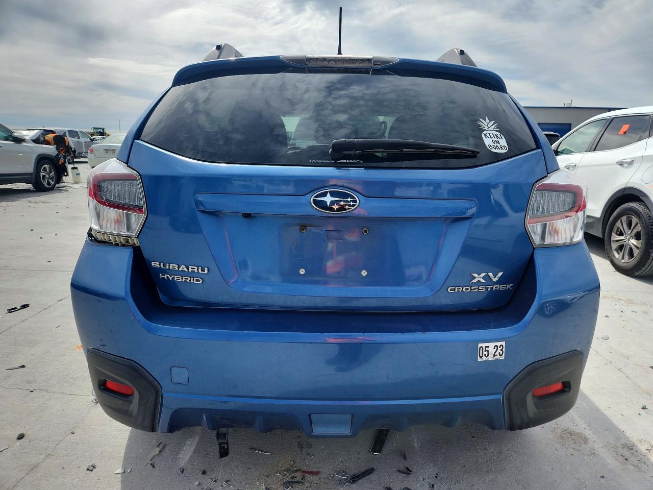 2014 Subaru Xv Crosstrek 2.0i Hybrid Touring Blue vin: JF2GPBKC8EH254496