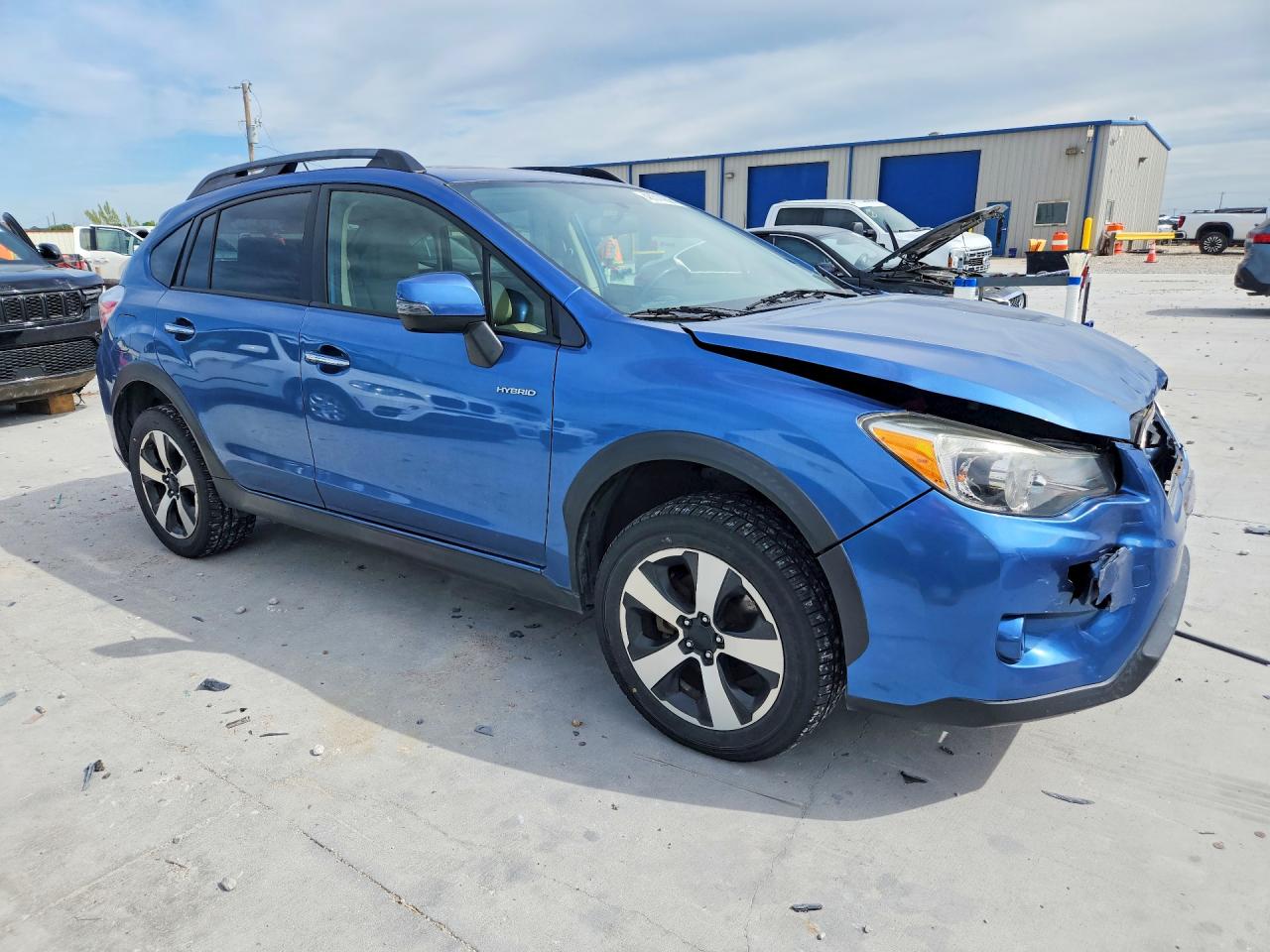 2014 Subaru Xv Crosstrek 2.0i Hybrid Touring Blue vin: JF2GPBKC8EH254496