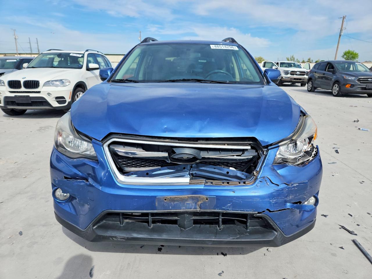 2014 Subaru Xv Crosstrek 2.0i Hybrid Touring Blue vin: JF2GPBKC8EH254496