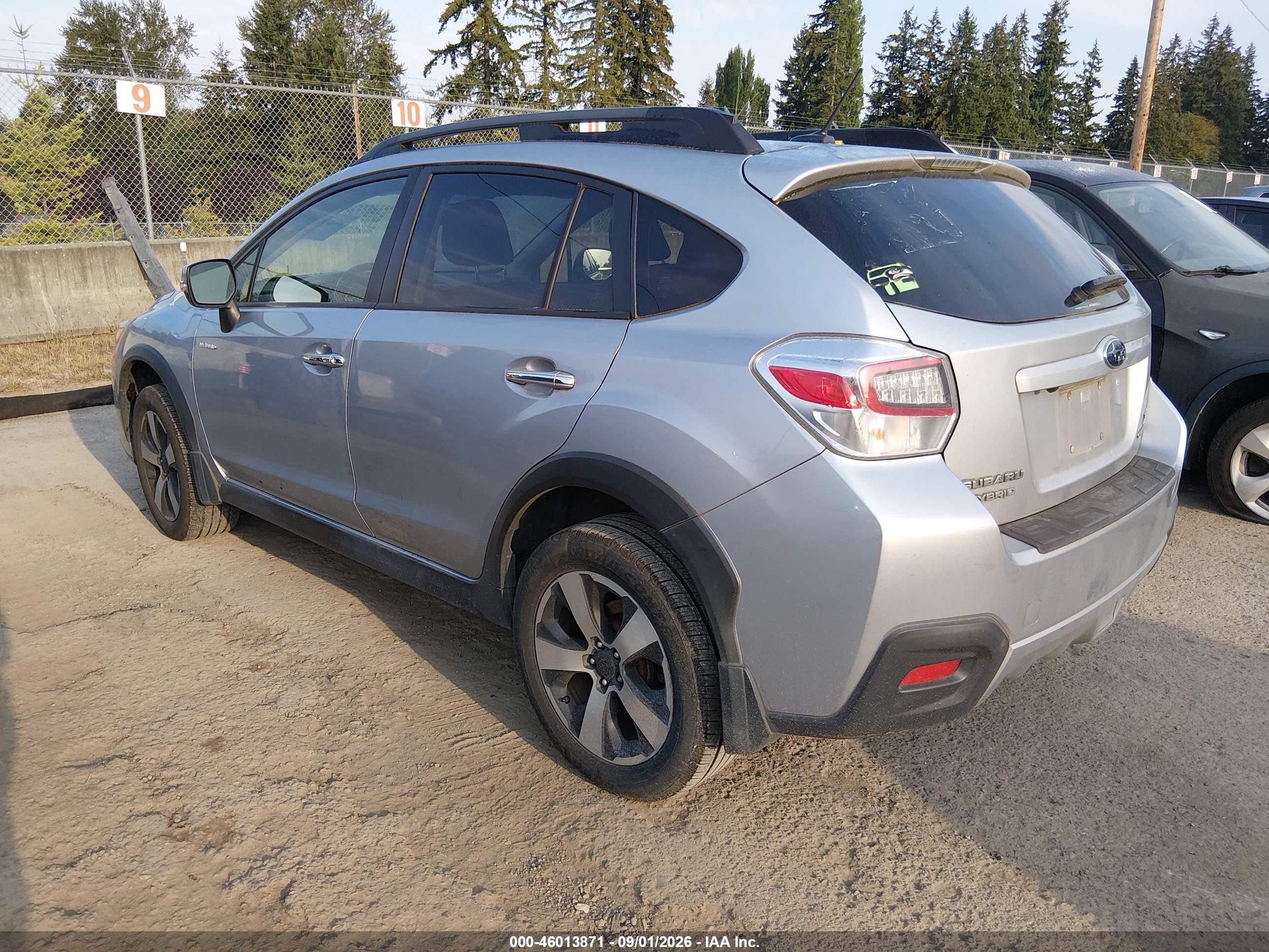 2014 Subaru Xv Crosstrek Hybrid 2.0i Touring Silver vin: JF2GPBKC8EH277793