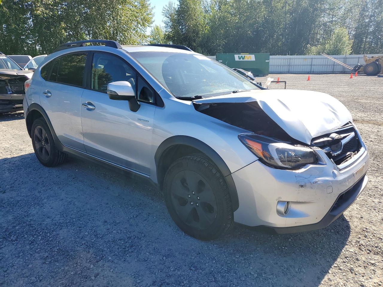 2014 Subaru Xv Crosstrek 2.0i Hybrid Touring Silver vin: JF2GPBKC8EH278197