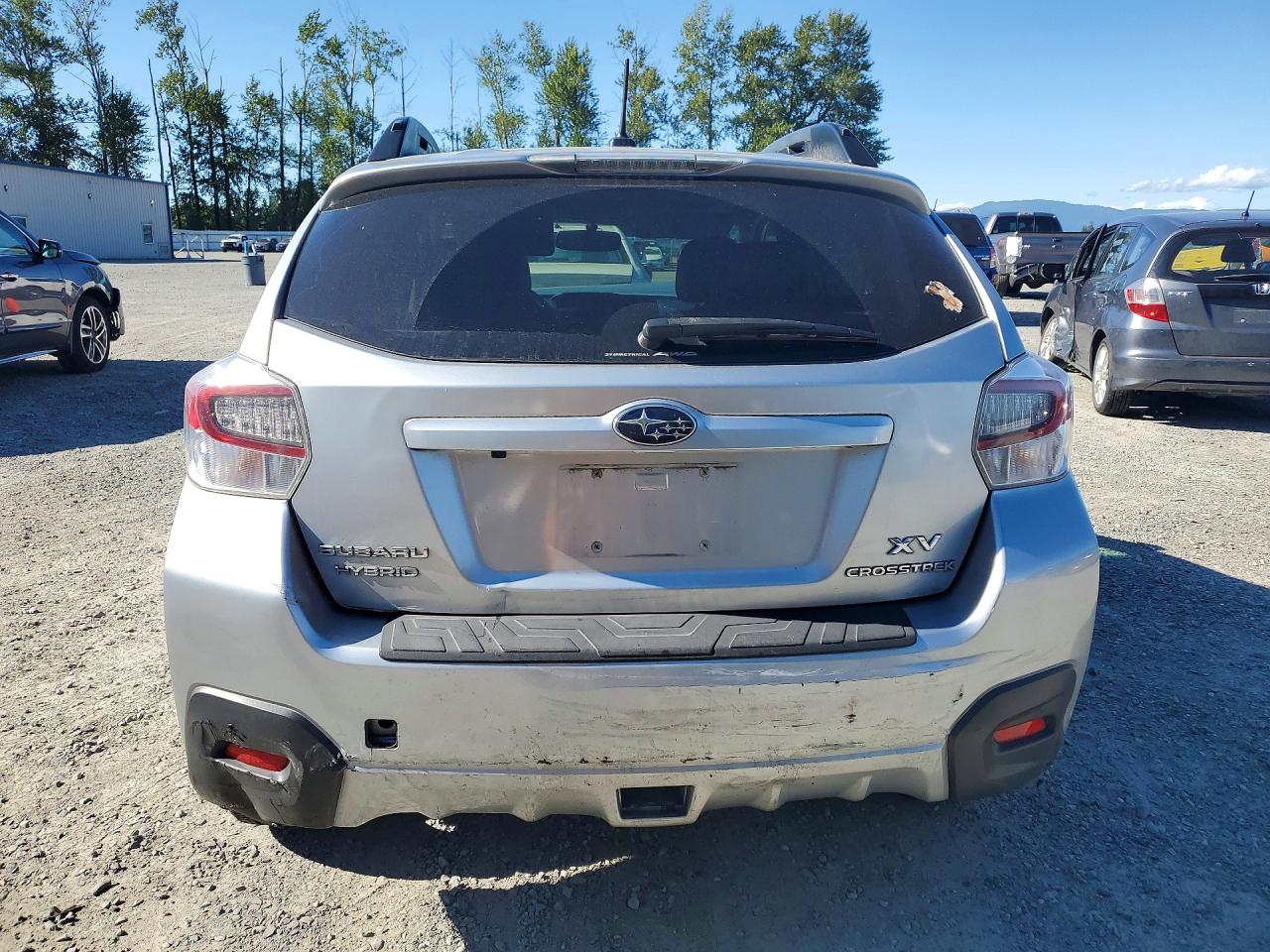 2014 Subaru Xv Crosstrek 2.0i Hybrid Touring Silver vin: JF2GPBKC8EH278197