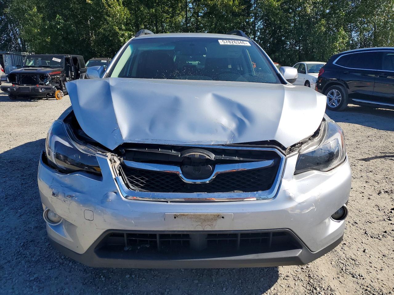 2014 Subaru Xv Crosstrek 2.0i Hybrid Touring Silver vin: JF2GPBKC8EH278197