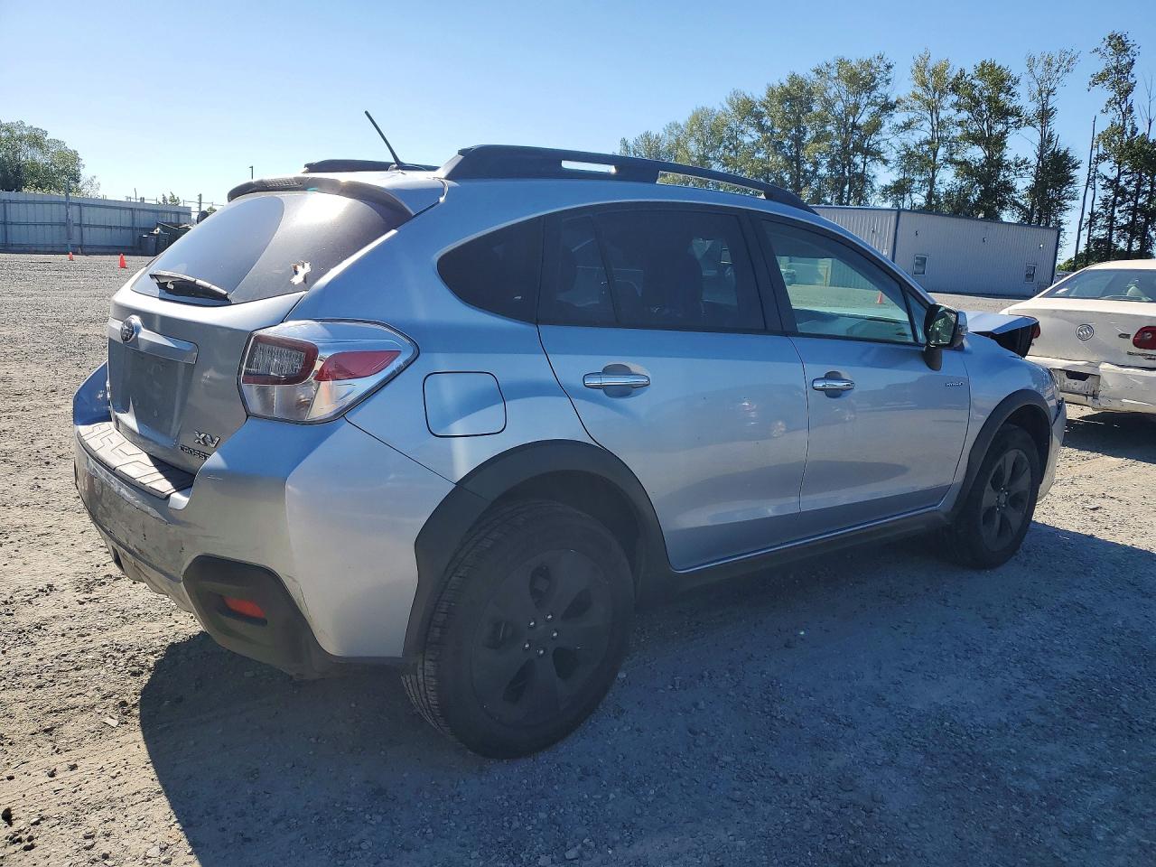 2014 Subaru Xv Crosstrek 2.0i Hybrid Touring Silver vin: JF2GPBKC8EH278197