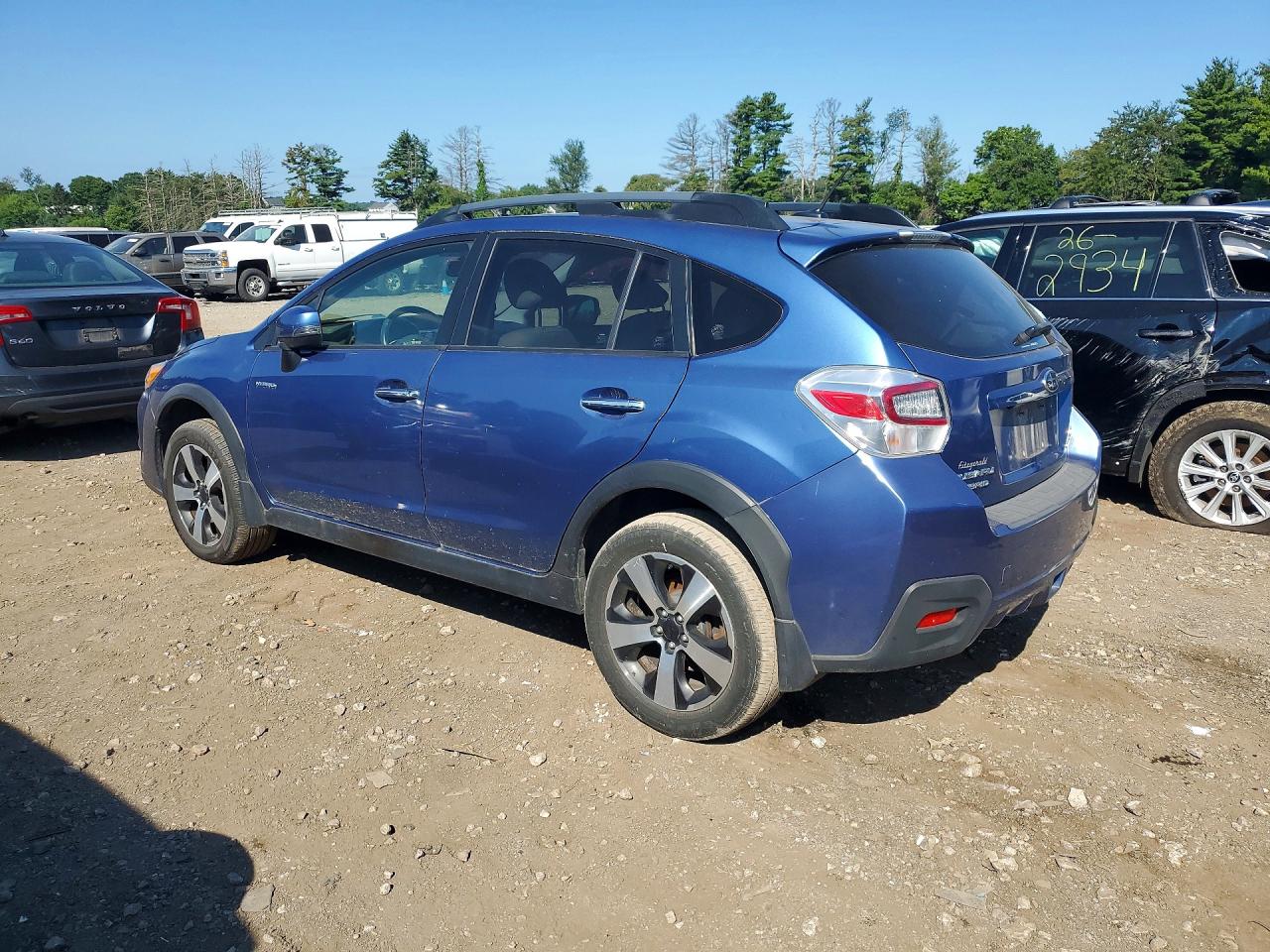 2014 Subaru Xv Crosstrek 2.0i Hybrid Touring Blue vin: JF2GPBKC8EH322358