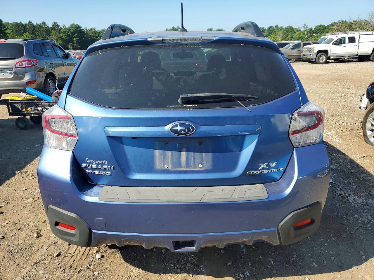 2014 Subaru Xv Crosstrek 2.0i Hybrid Touring Blue vin: JF2GPBKC8EH322358