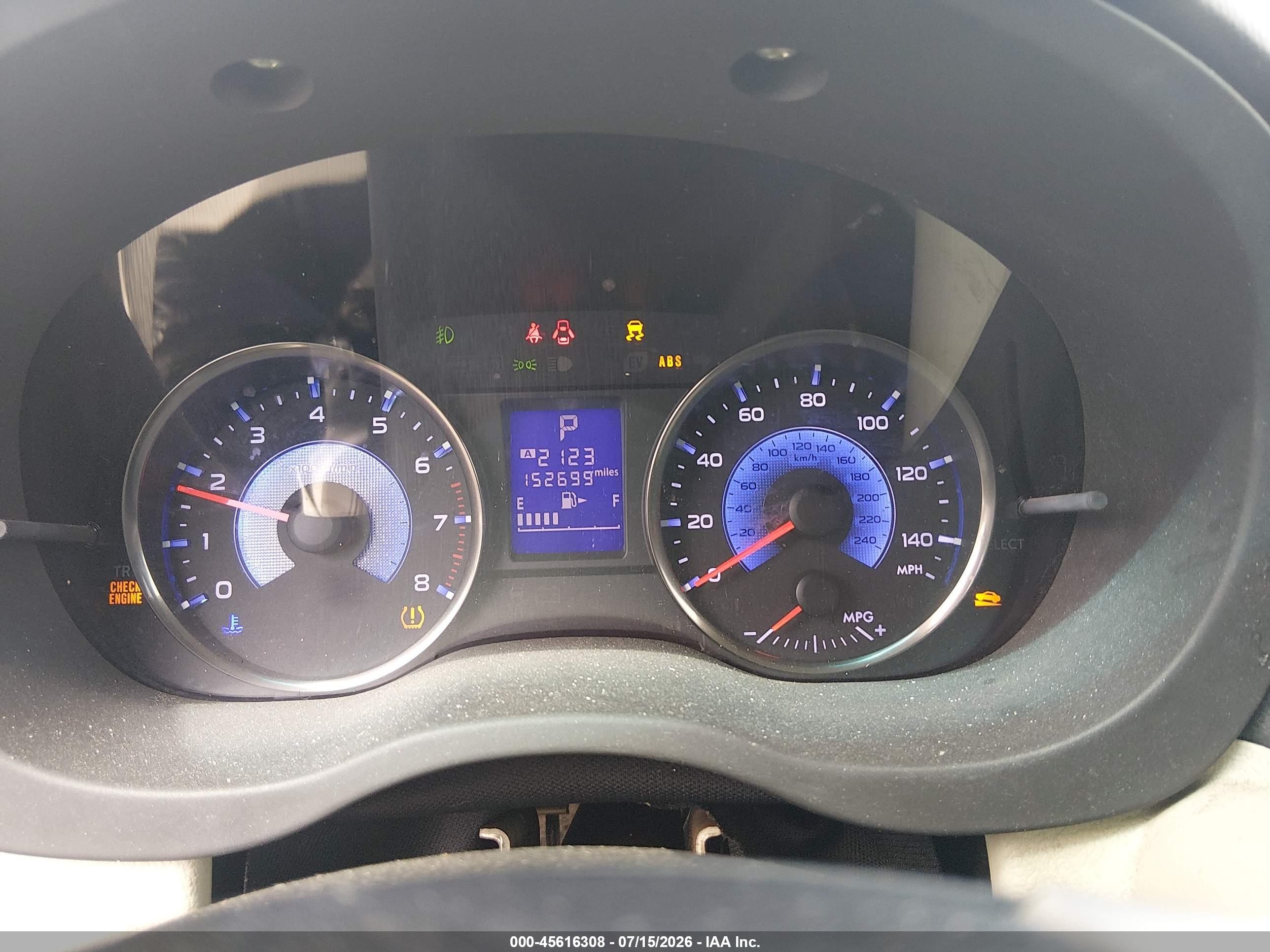 2014 Subaru Xv Crosstrek Hybrid 2.0i Touring Blue vin: JF2GPBKC8EH332615