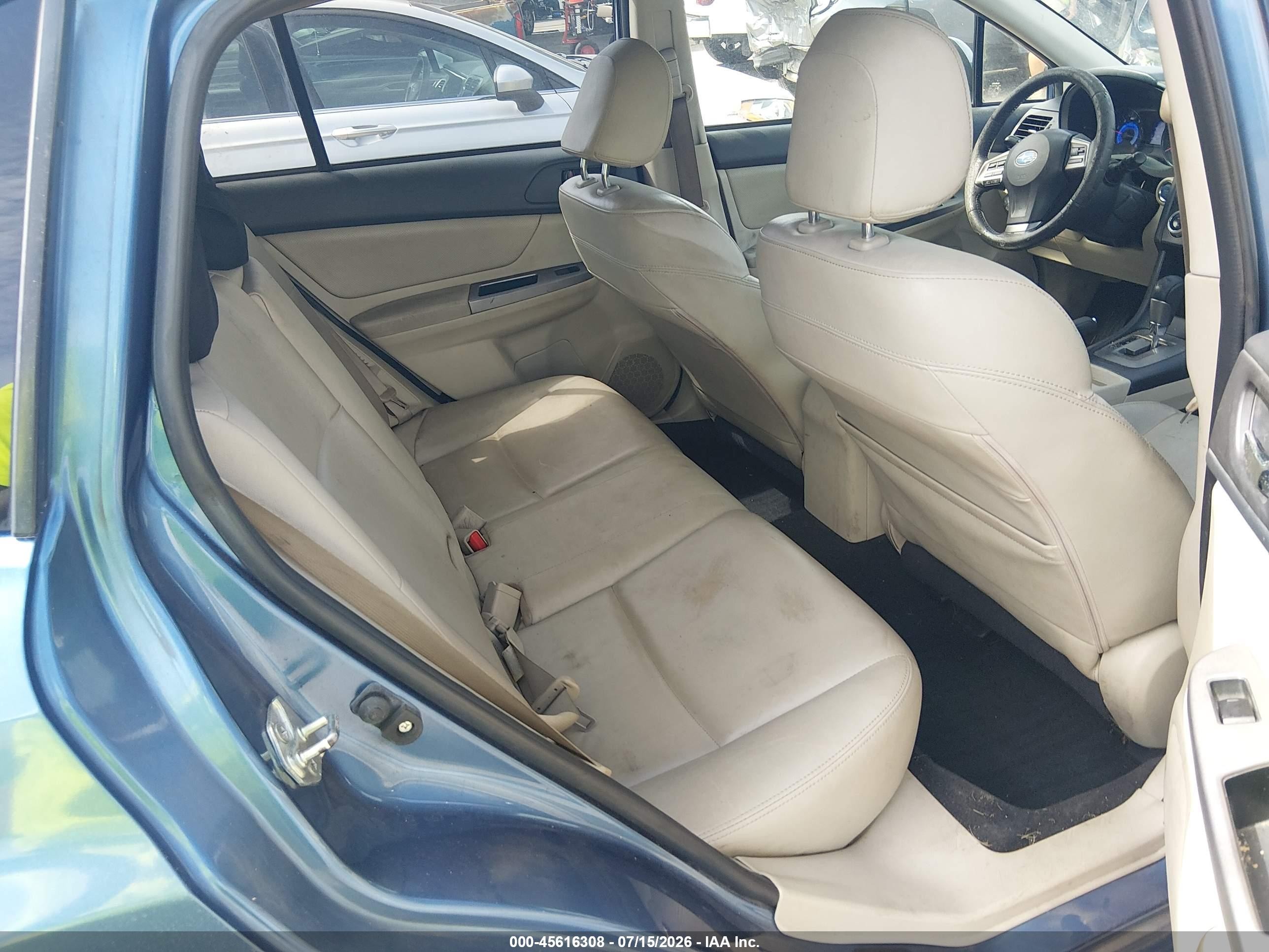 2014 Subaru Xv Crosstrek Hybrid 2.0i Touring Blue vin: JF2GPBKC8EH332615