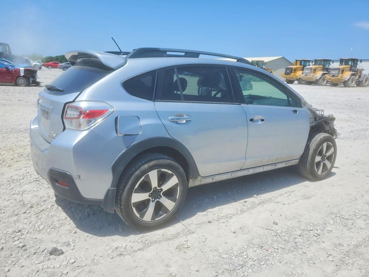 2014 Subaru Xv Crosstrek 2.0i Hybrid Touring Silver vin: JF2GPBKC9EH230479