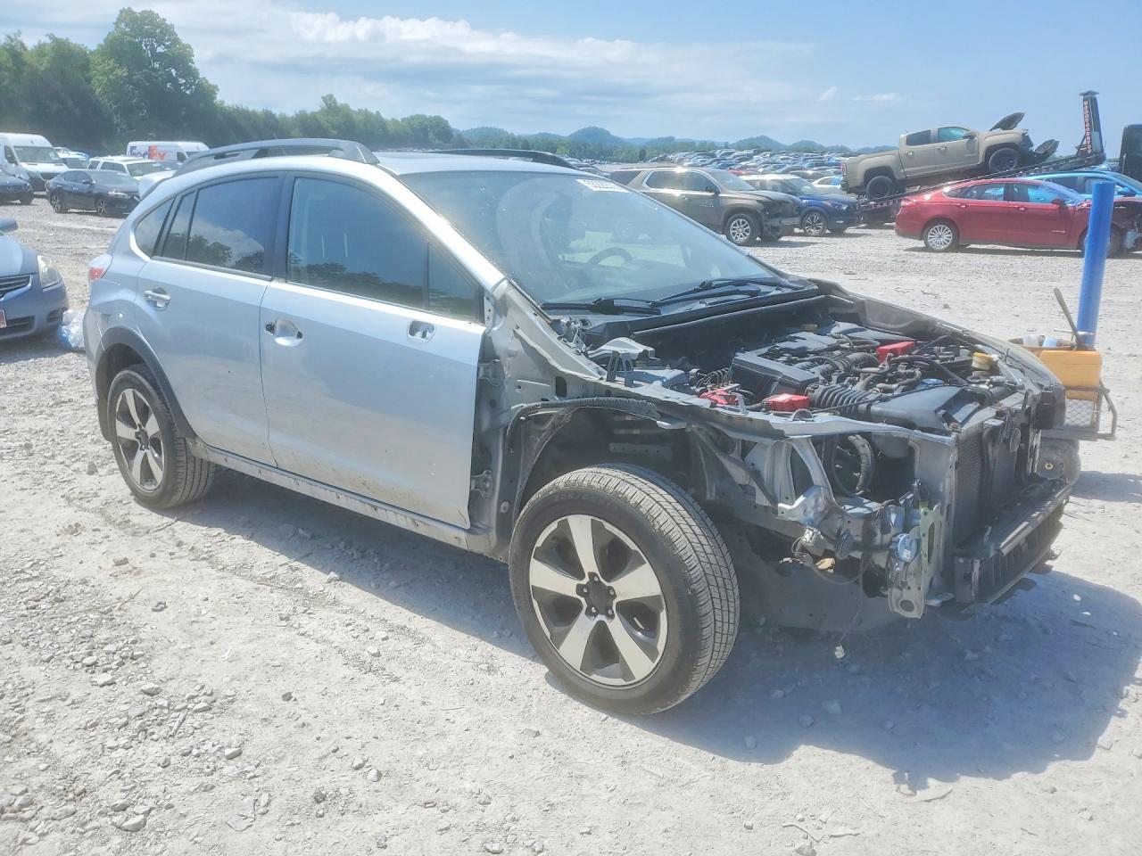 2014 Subaru Xv Crosstrek 2.0i Hybrid Touring Silver vin: JF2GPBKC9EH230479