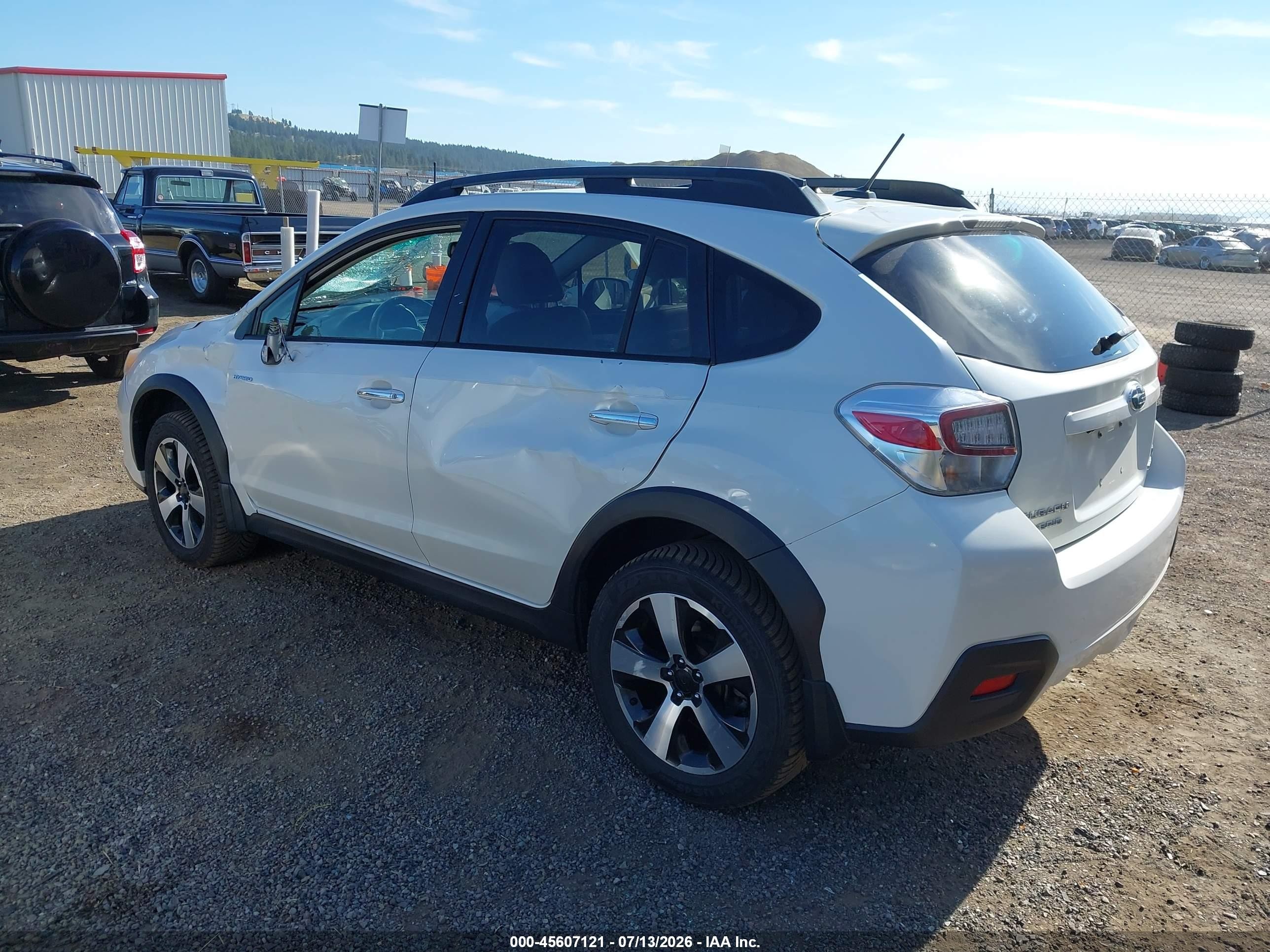 2014 Subaru Xv Crosstrek Hybrid 2.0i Touring White vin: JF2GPBKC9EH289242
