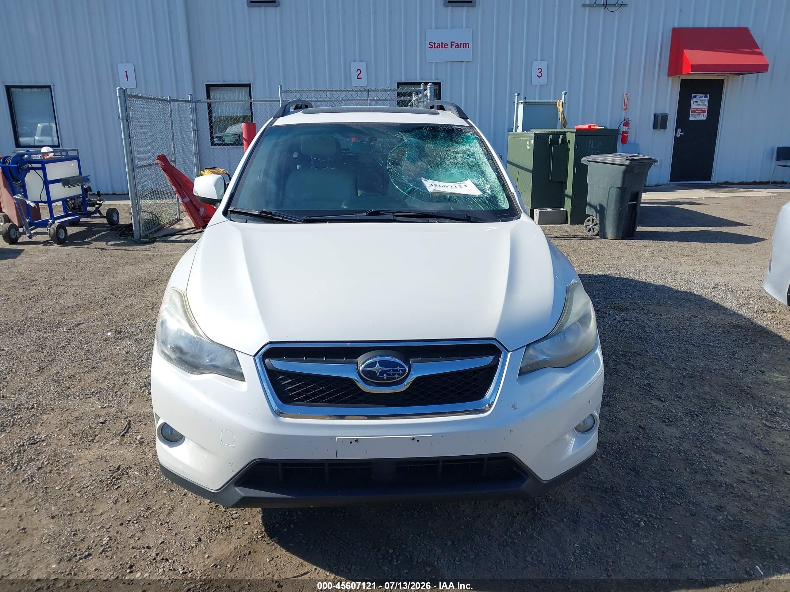 2014 Subaru Xv Crosstrek Hybrid 2.0i Touring White vin: JF2GPBKC9EH289242