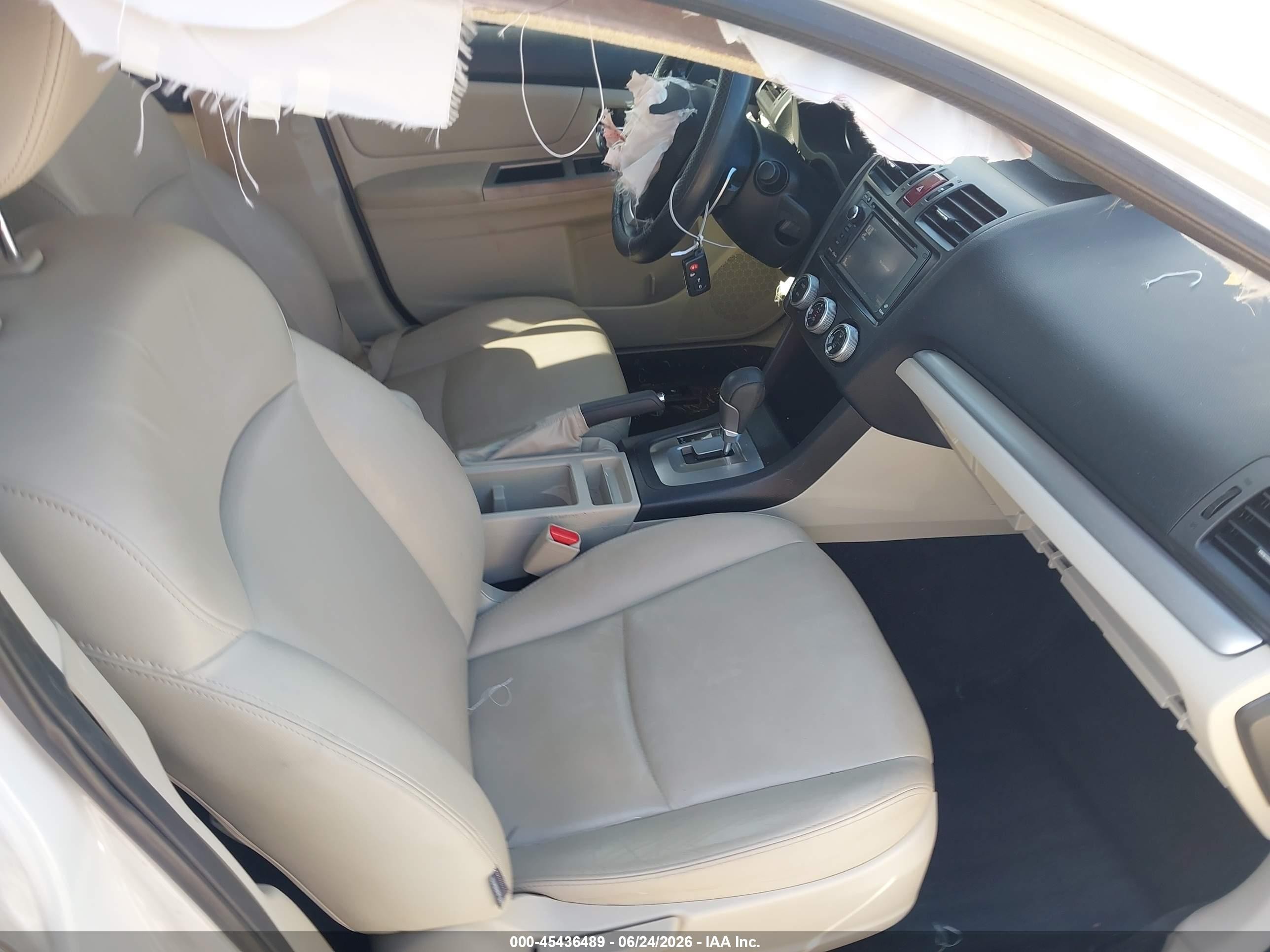 2014 Subaru Xv Crosstrek Hybrid 2.0i Touring White vin: JF2GPBKCXEH224612