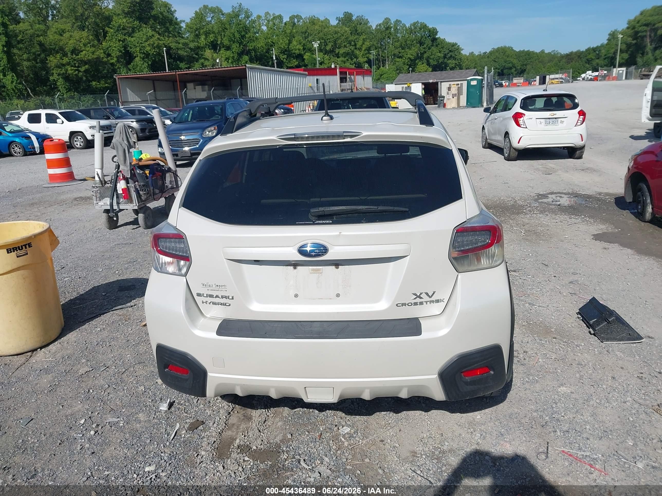 2014 Subaru Xv Crosstrek Hybrid 2.0i Touring White vin: JF2GPBKCXEH224612