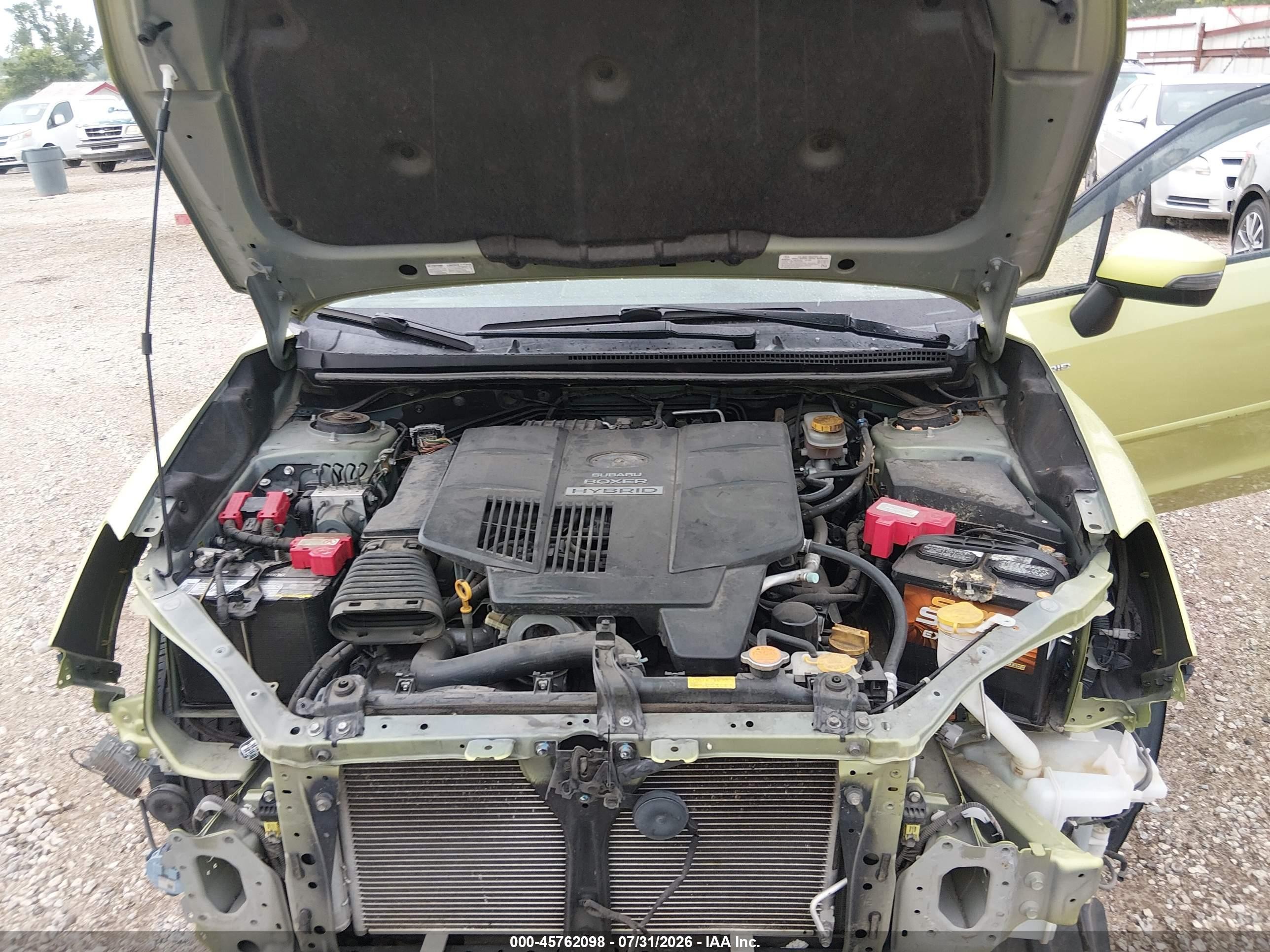 2015 Subaru Xv Crosstrek Hybrid Touring Зеленый vin: JF2GPBPC1FH218823